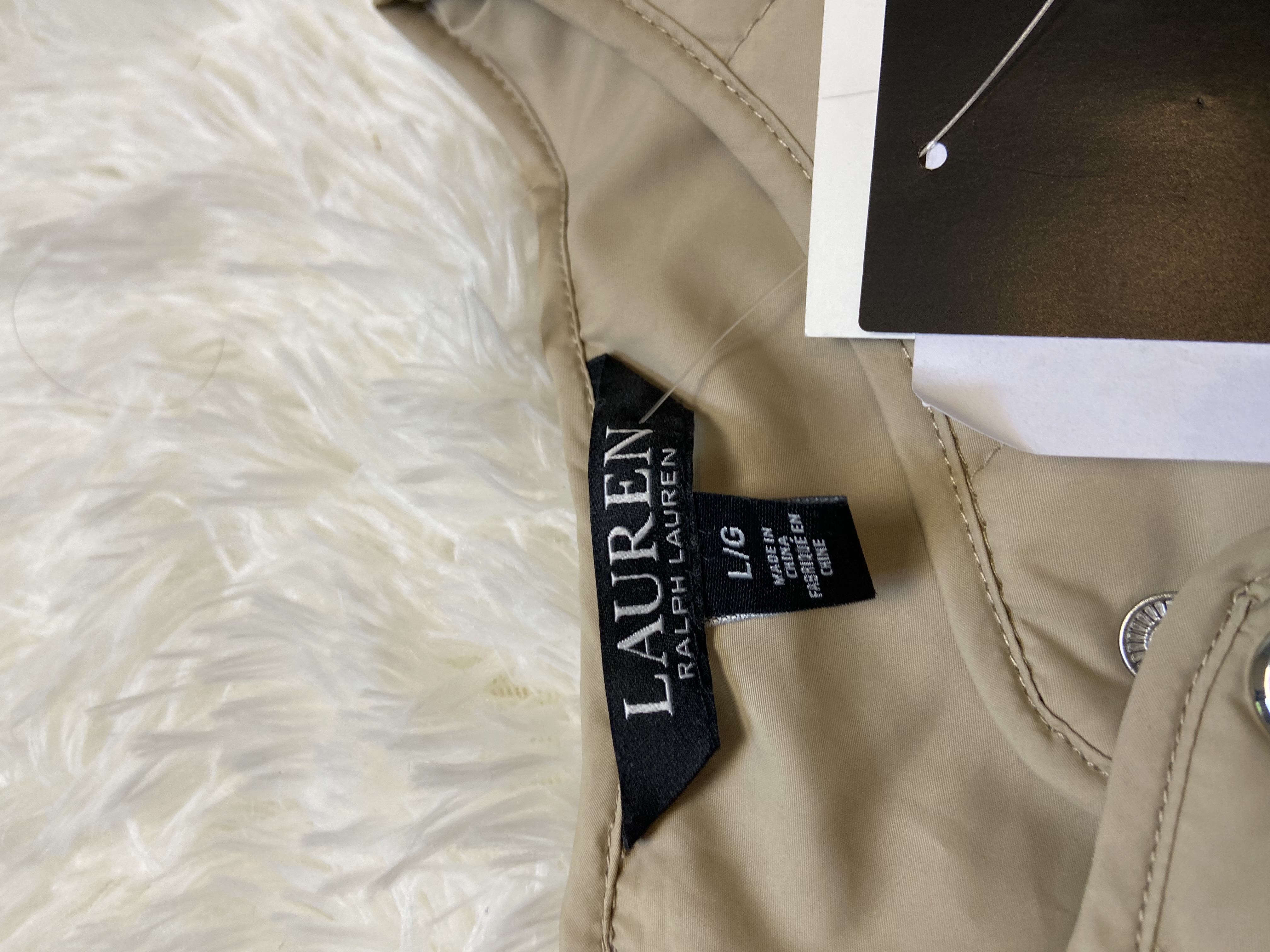 Veste matelassée Lauren Ralph Lauren beige