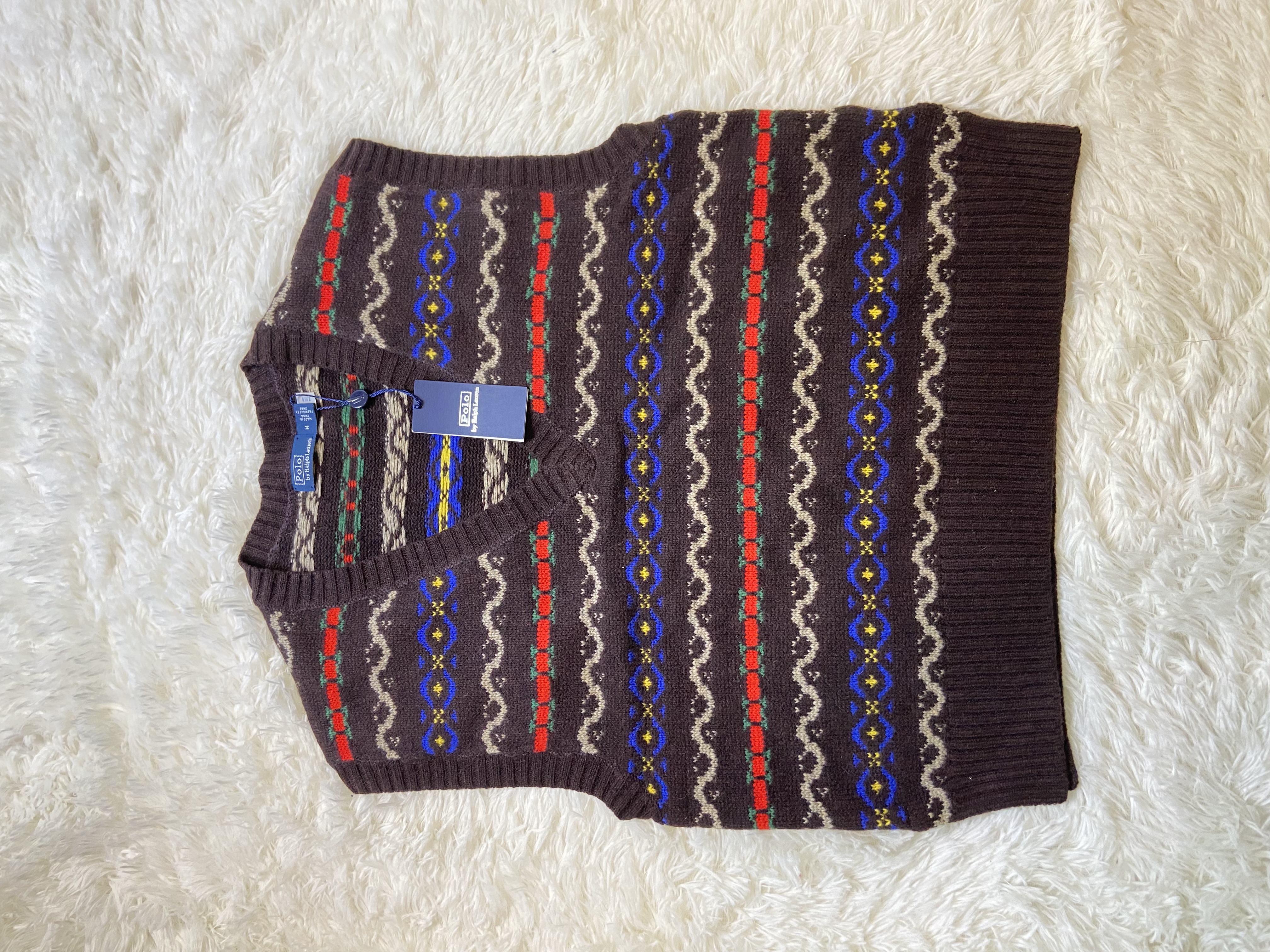 Pull débardeur Fair Isle Ralph Lauren 