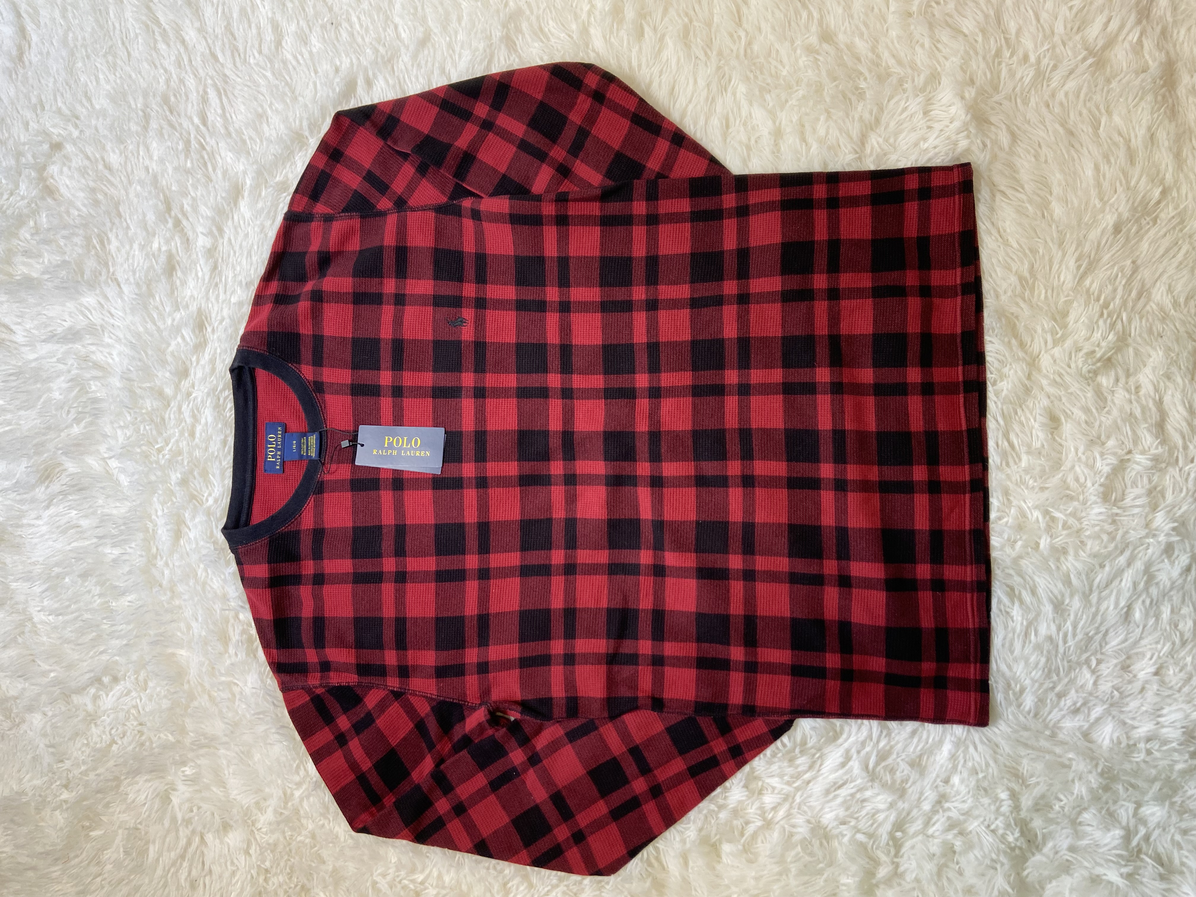 Pull à carreaux Ralph Lauren 