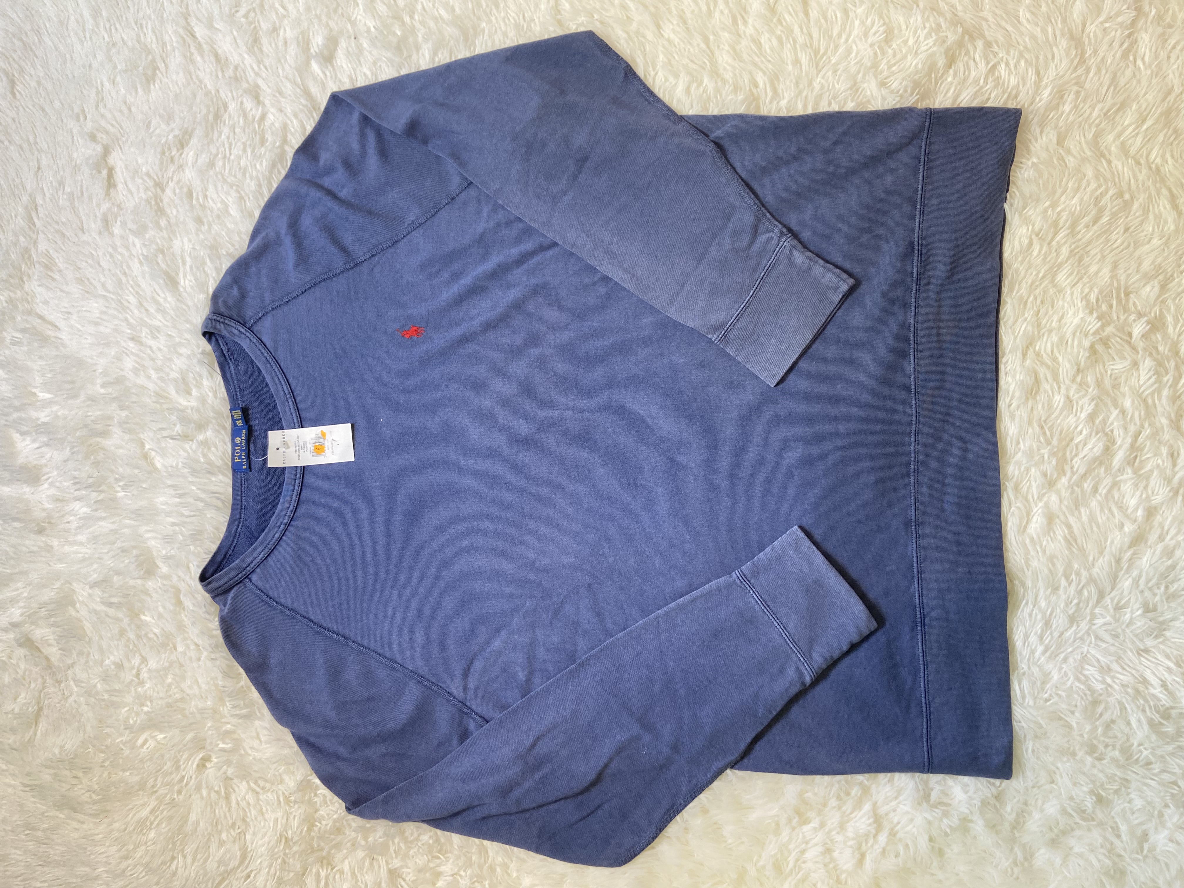 Sweat à col rond Ralph Lauren bleu