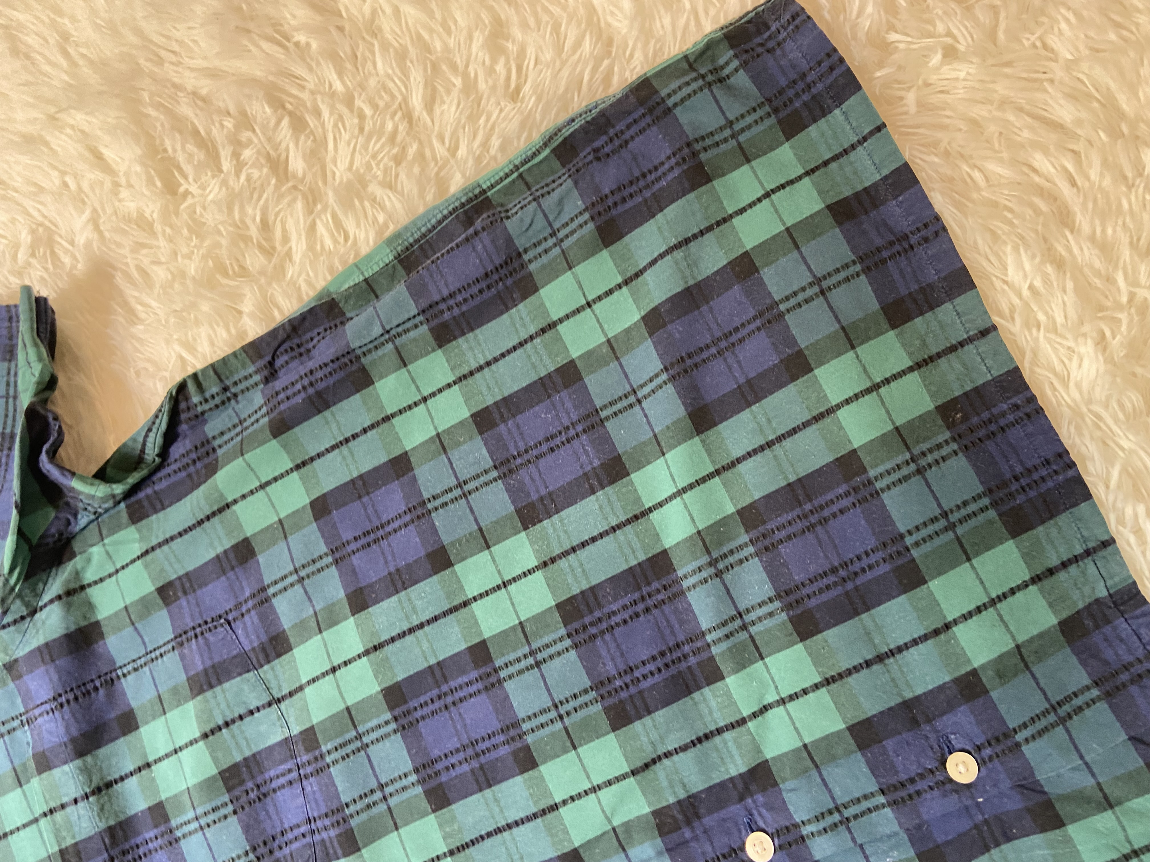 Chemisette motif écossais Ralph Lauren 
