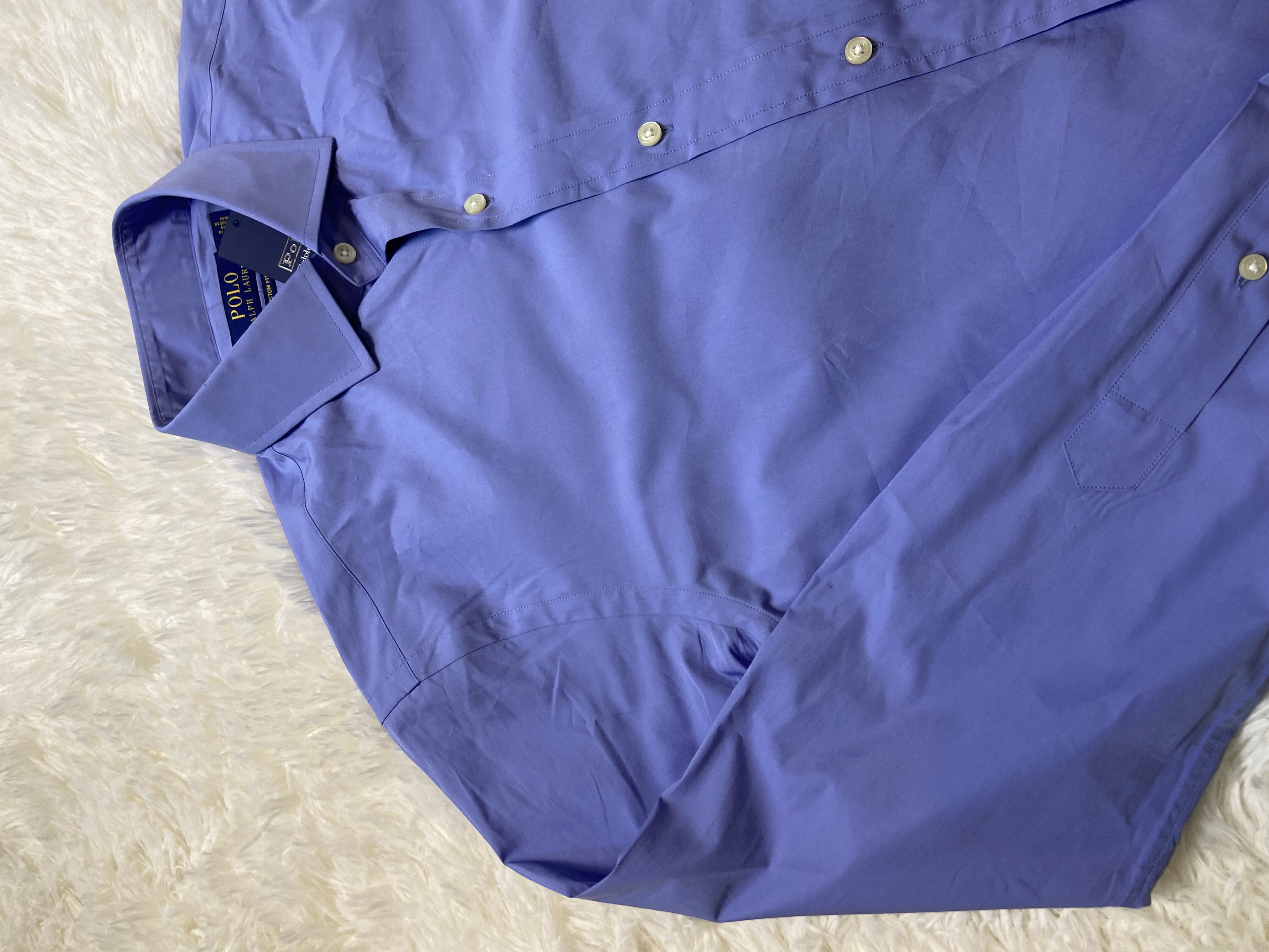 Chemise en popeline Ralph Lauren bleu clair