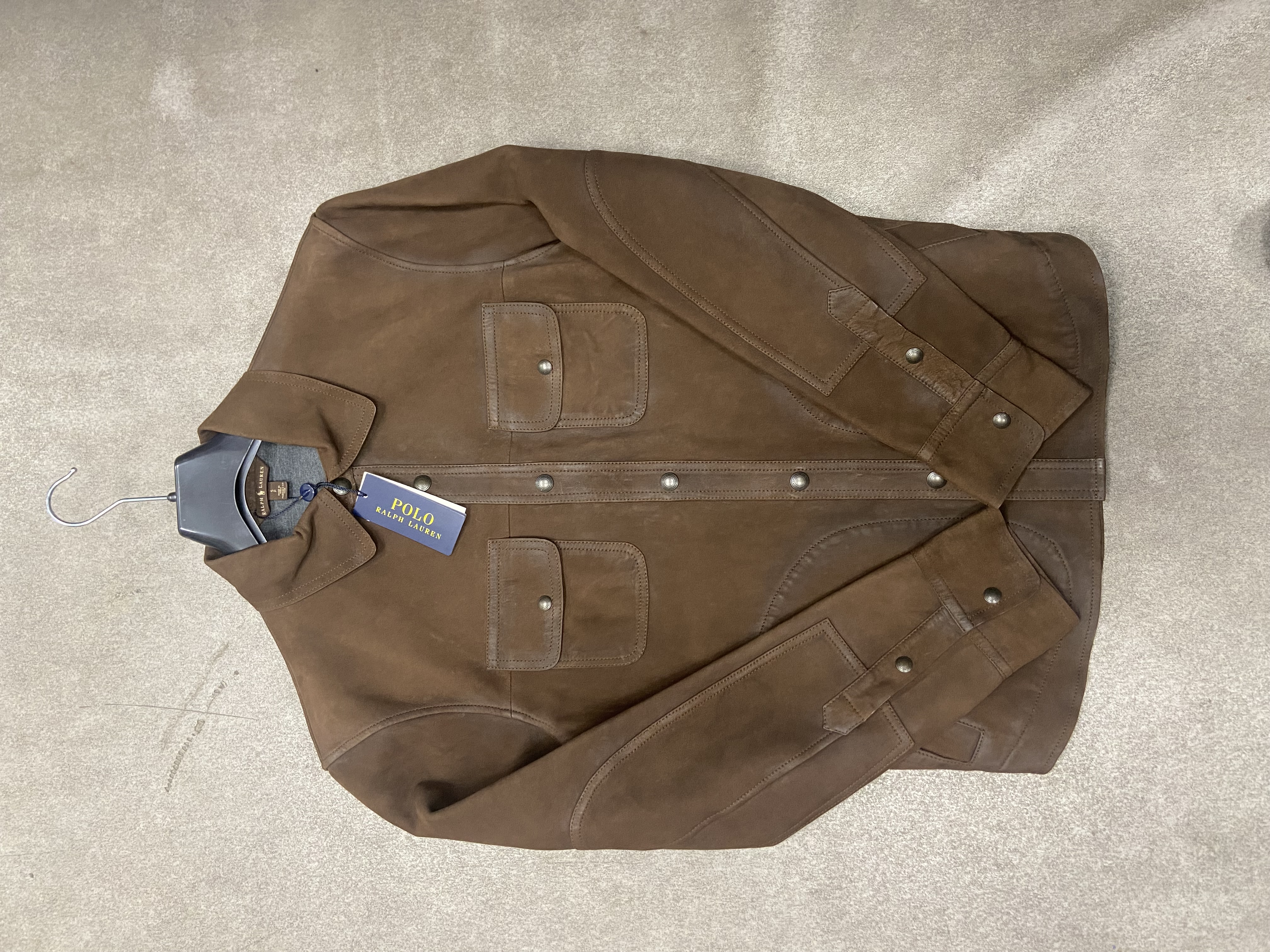 Veste en Daim marron Ralph Lauren 