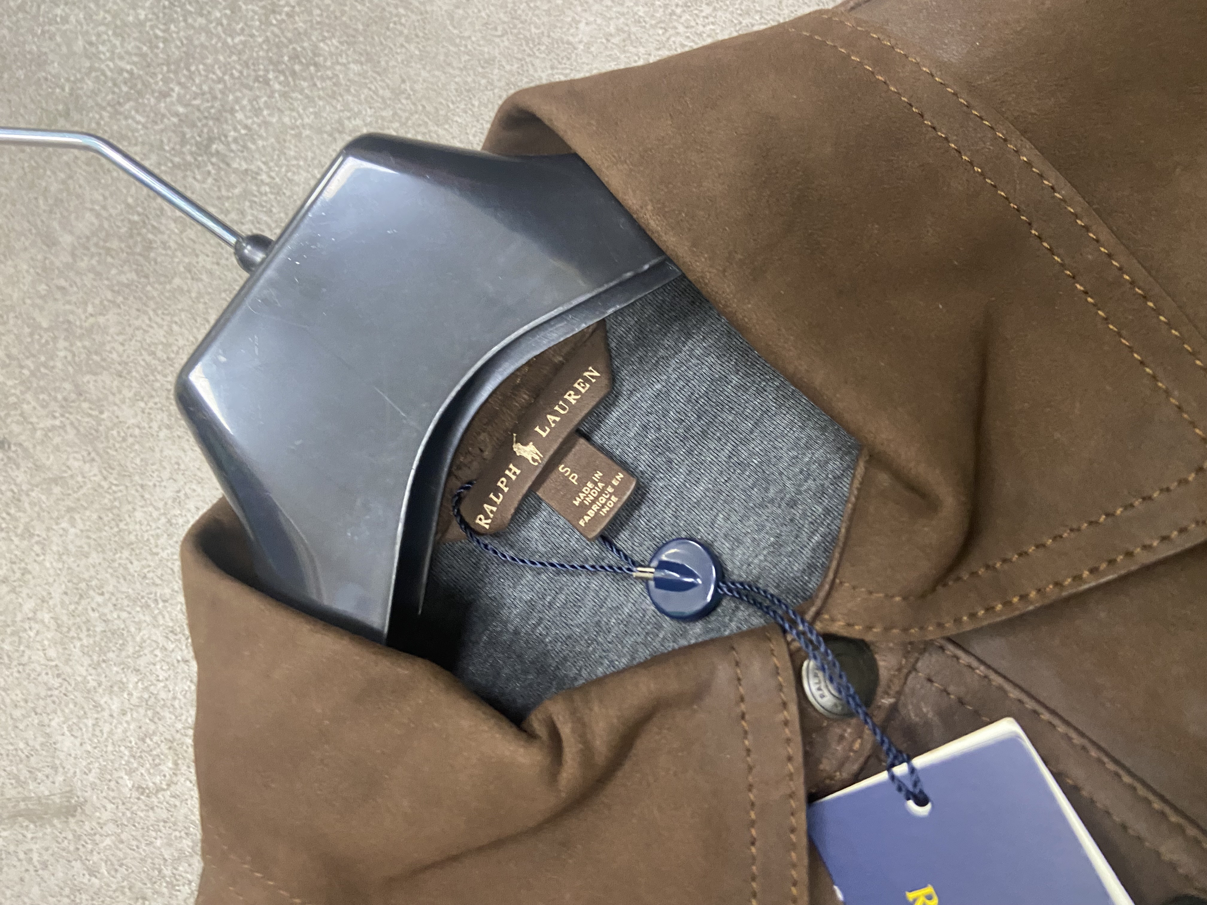 Veste en Daim marron Ralph Lauren 