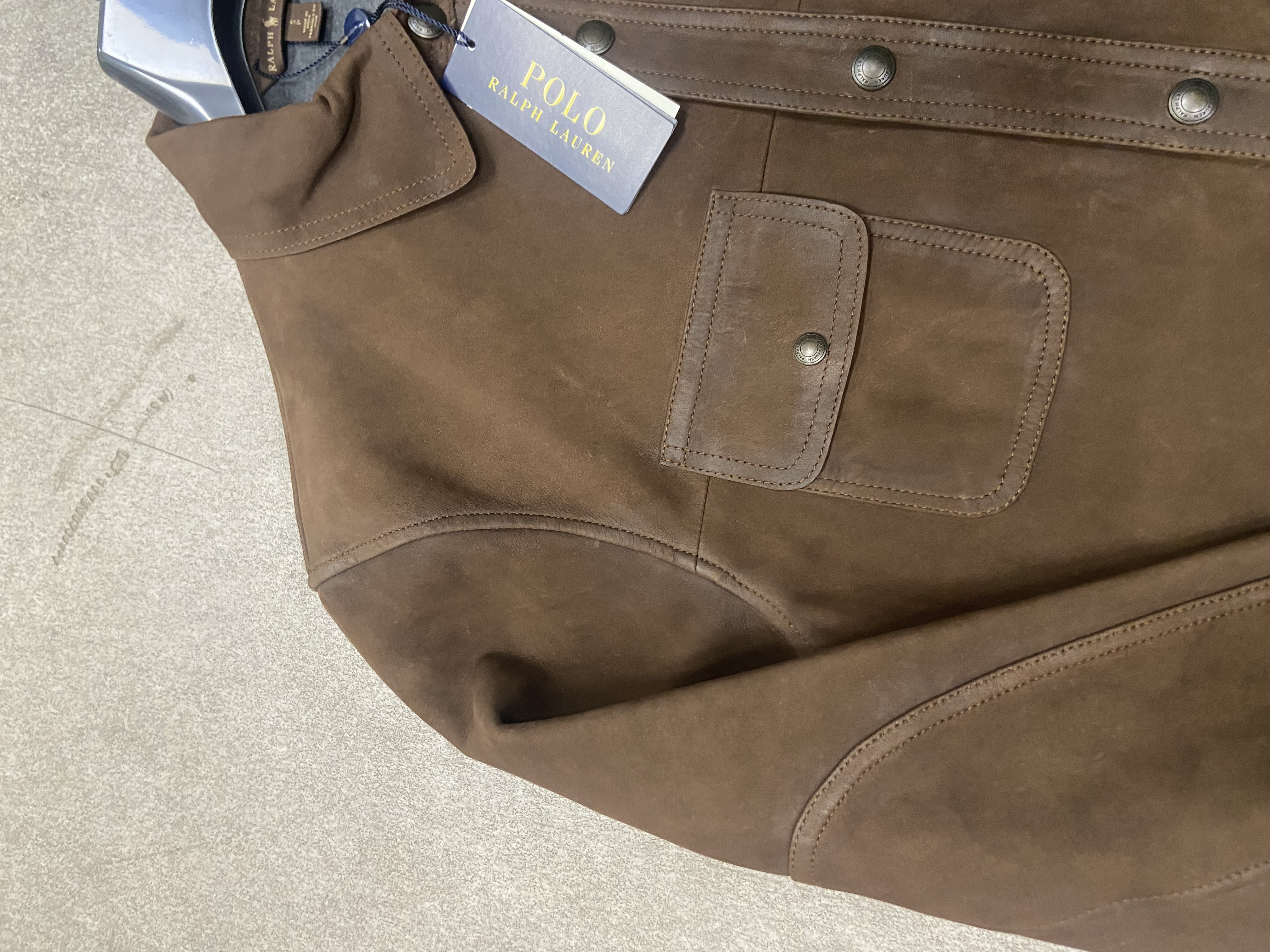 Veste en Daim marron Ralph Lauren 