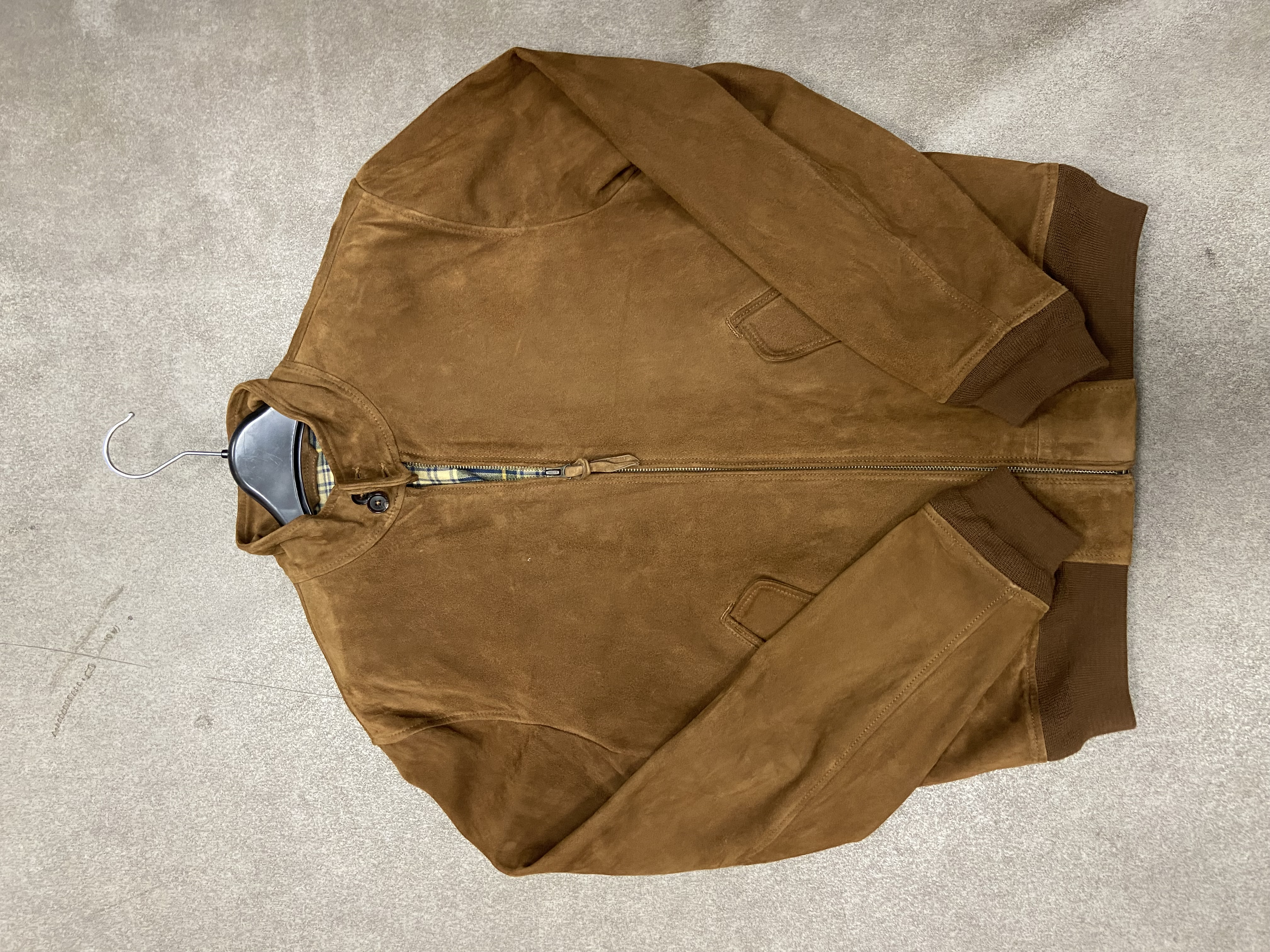 Veste Harrington en daim Ralph Lauren 