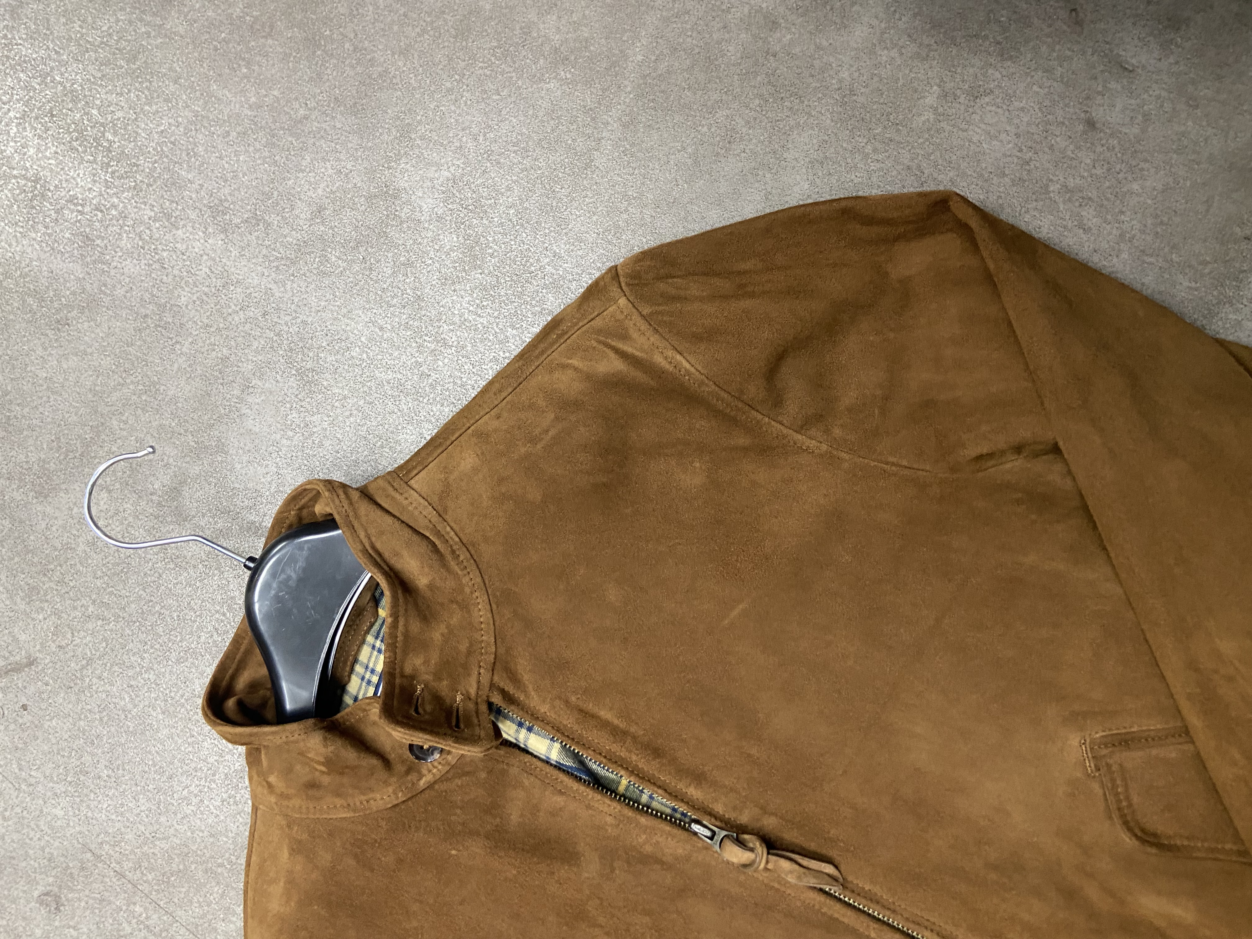 Veste Harrington en daim Ralph Lauren 