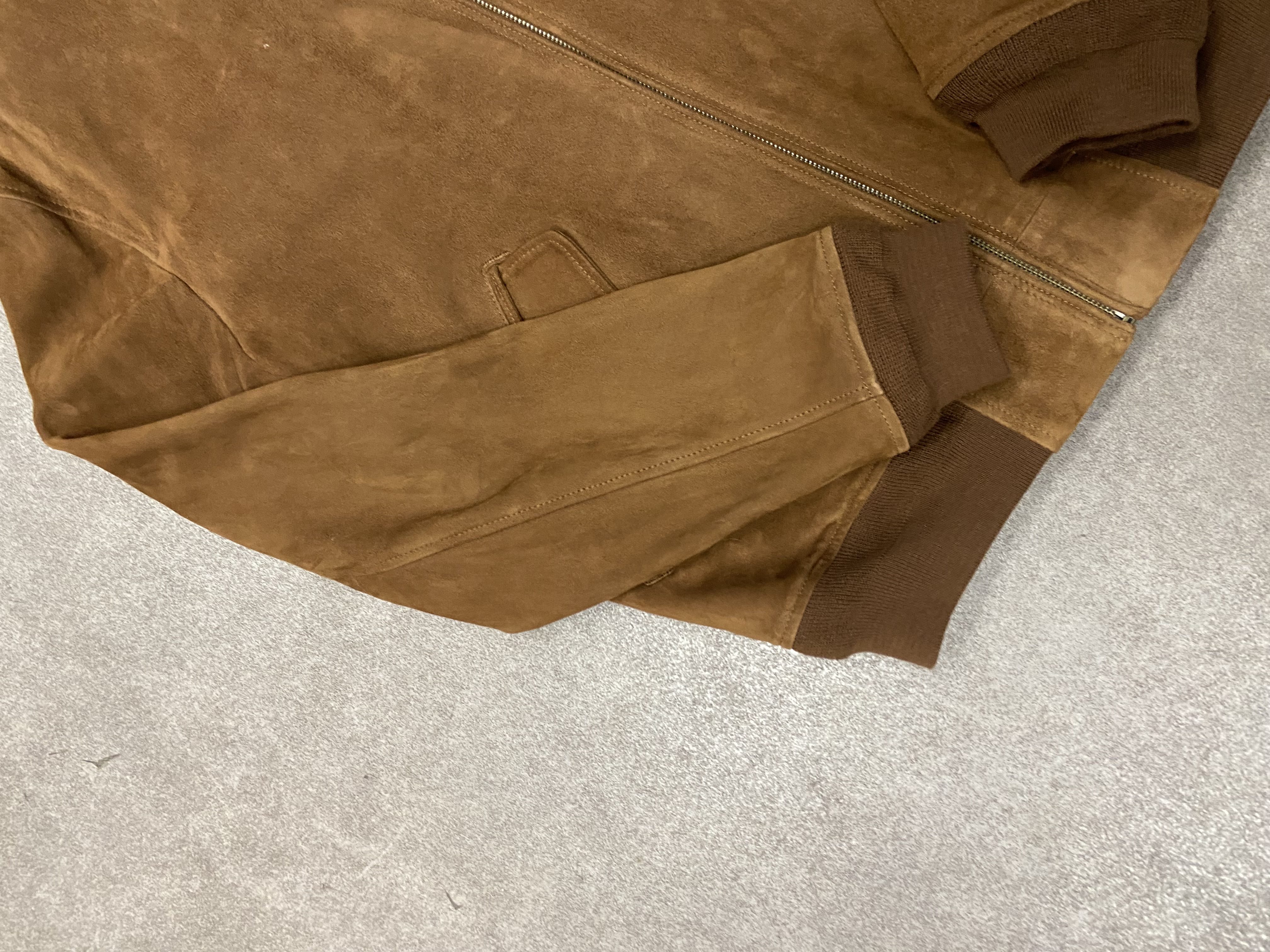 Veste Harrington en daim Ralph Lauren 