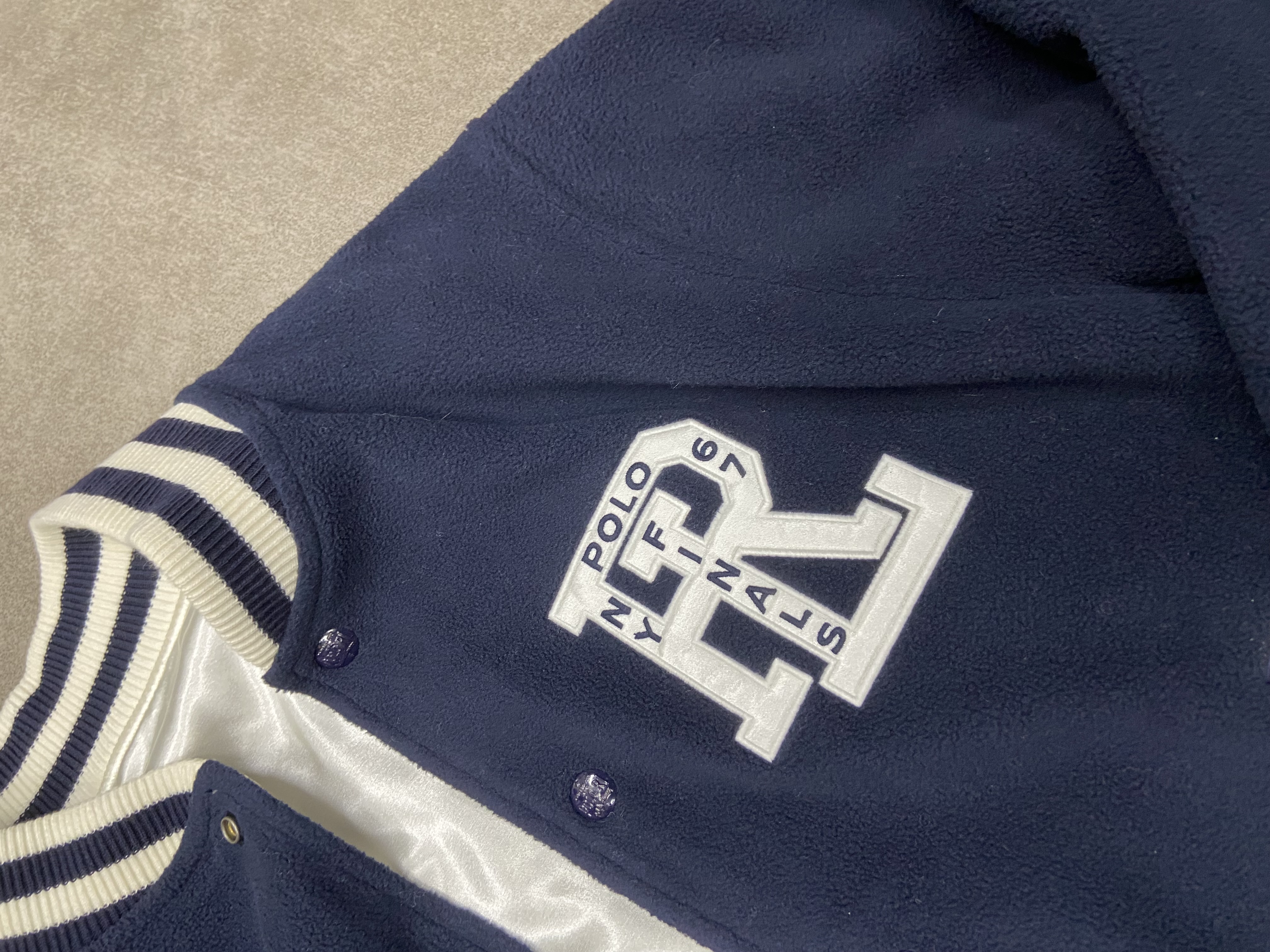 Veste universitaire Ralph Lauren réversible 