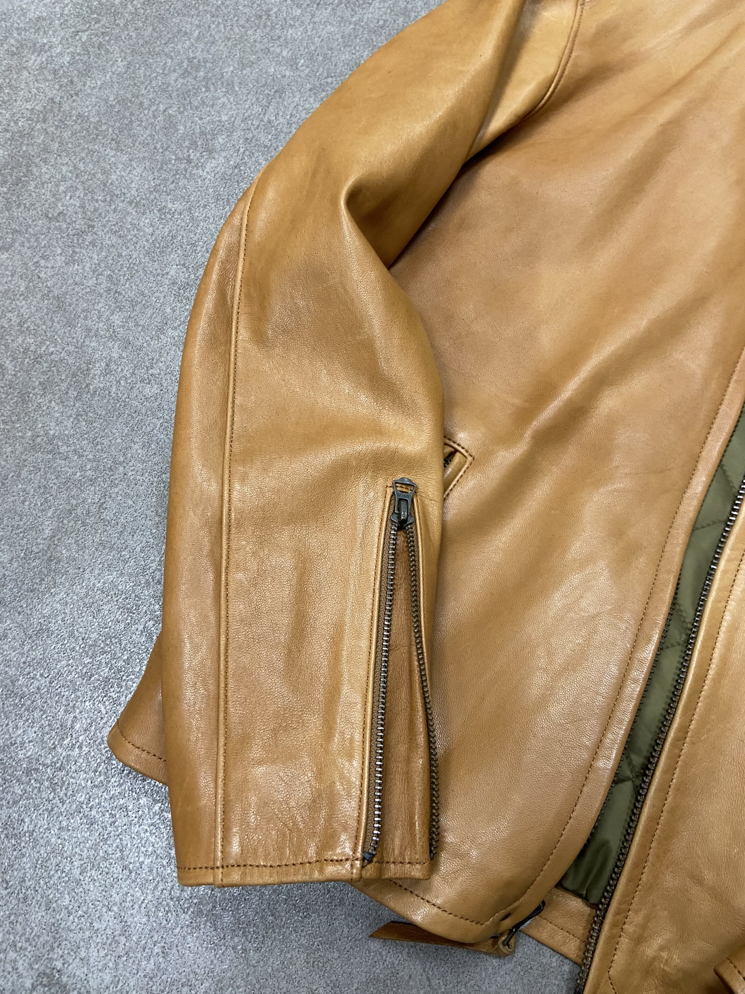 Veste de moto Ralph Lauren en cuir 