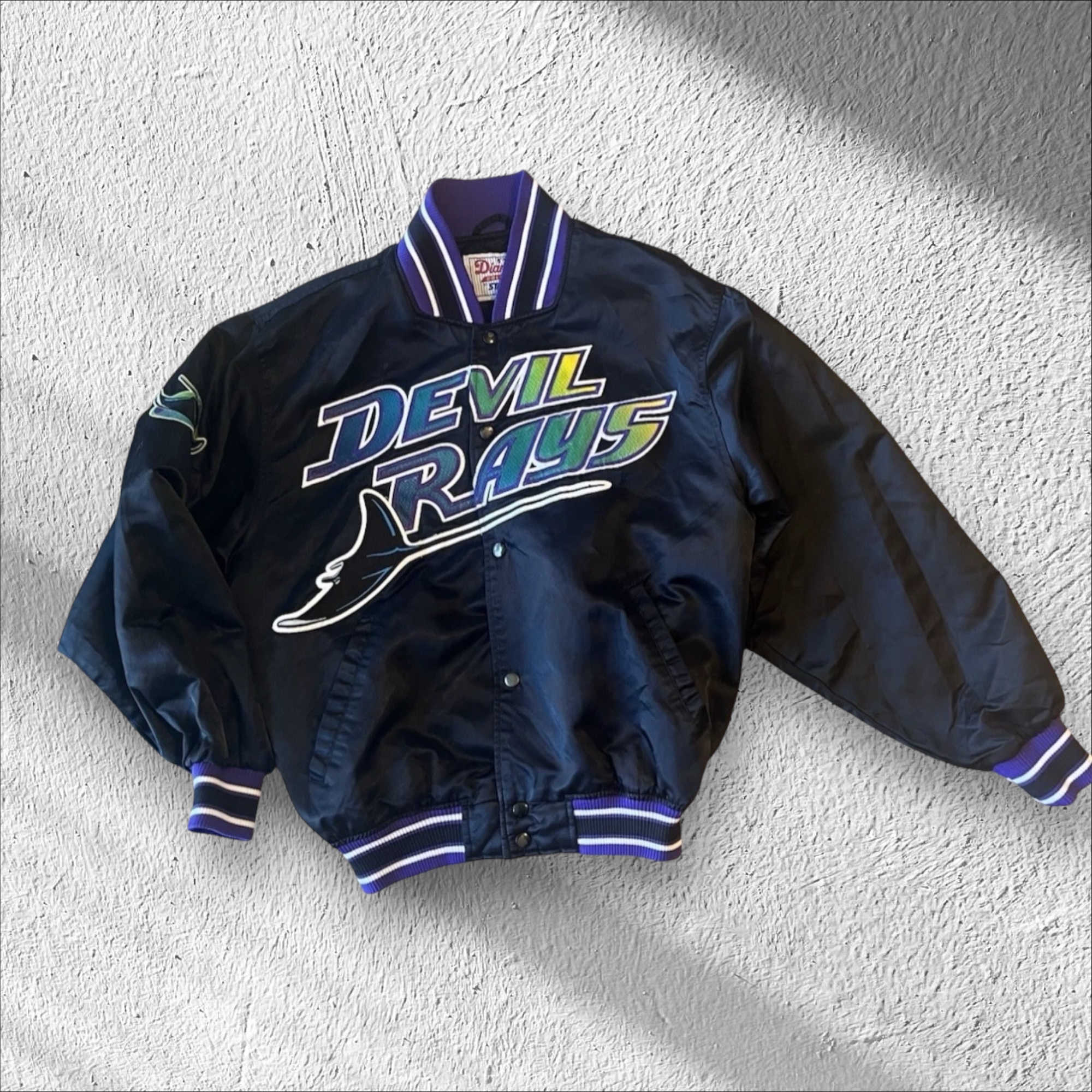 Starter Diamond Collection Tampa Bay Devil Rays Med Jacket
