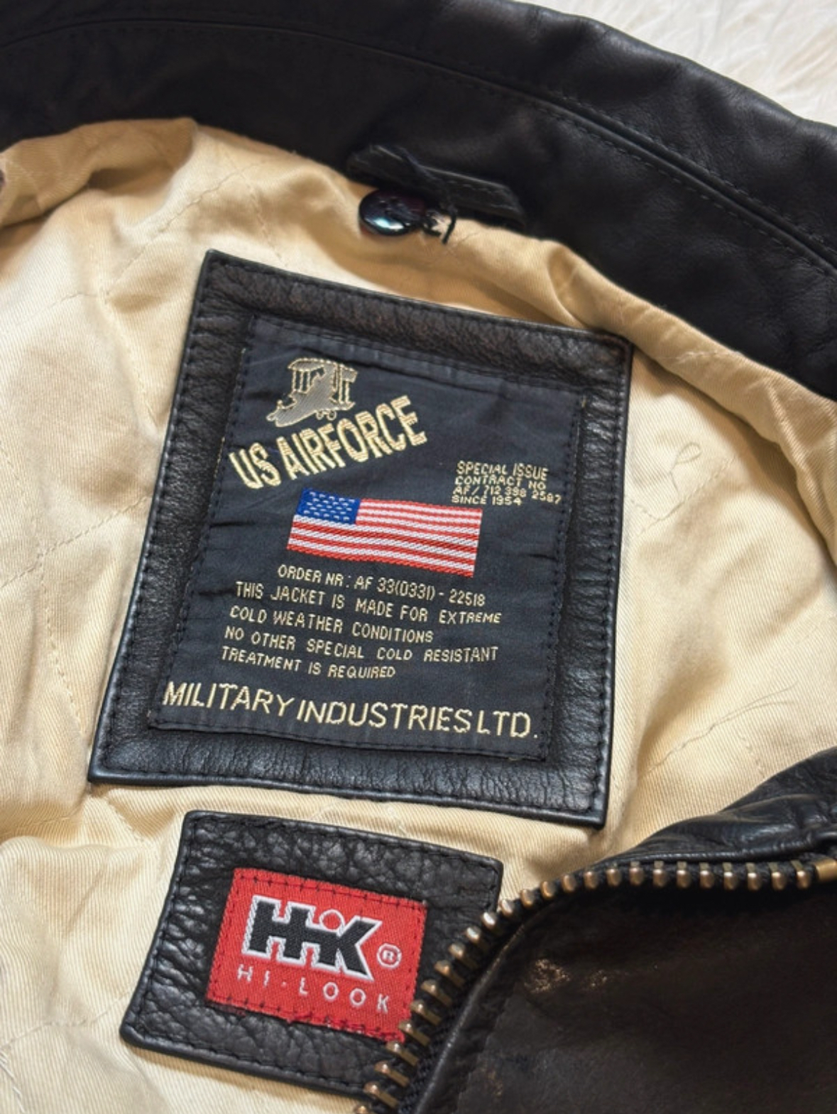 U.S Air Force Army Leather Jacket 