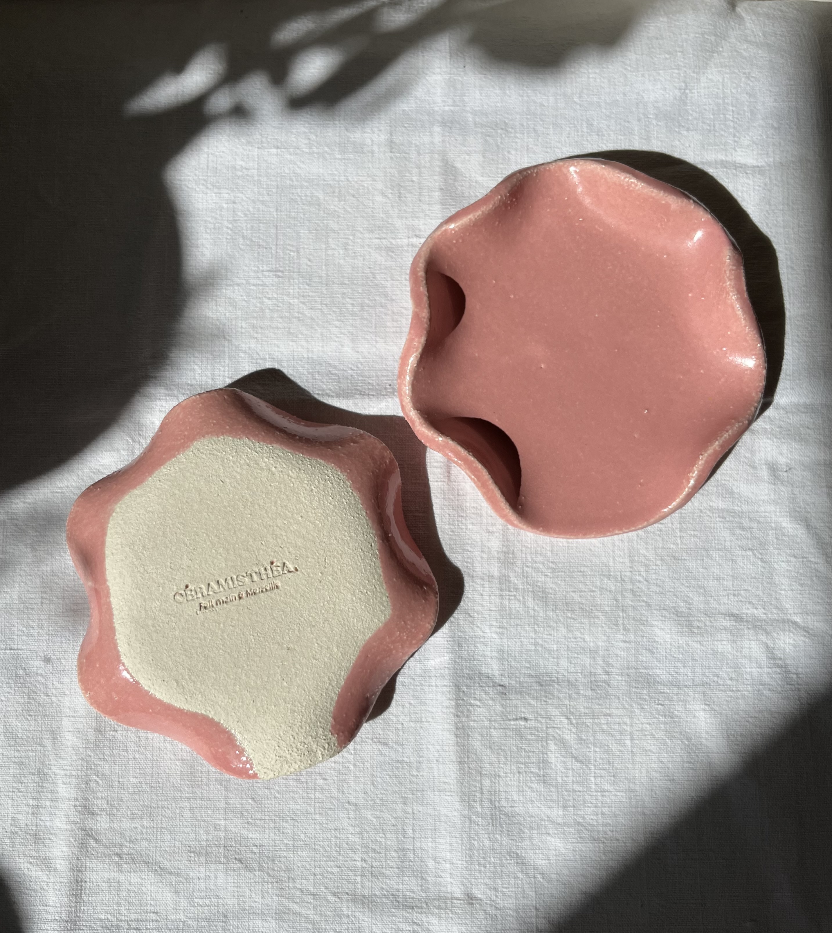 Repose cuillère rose