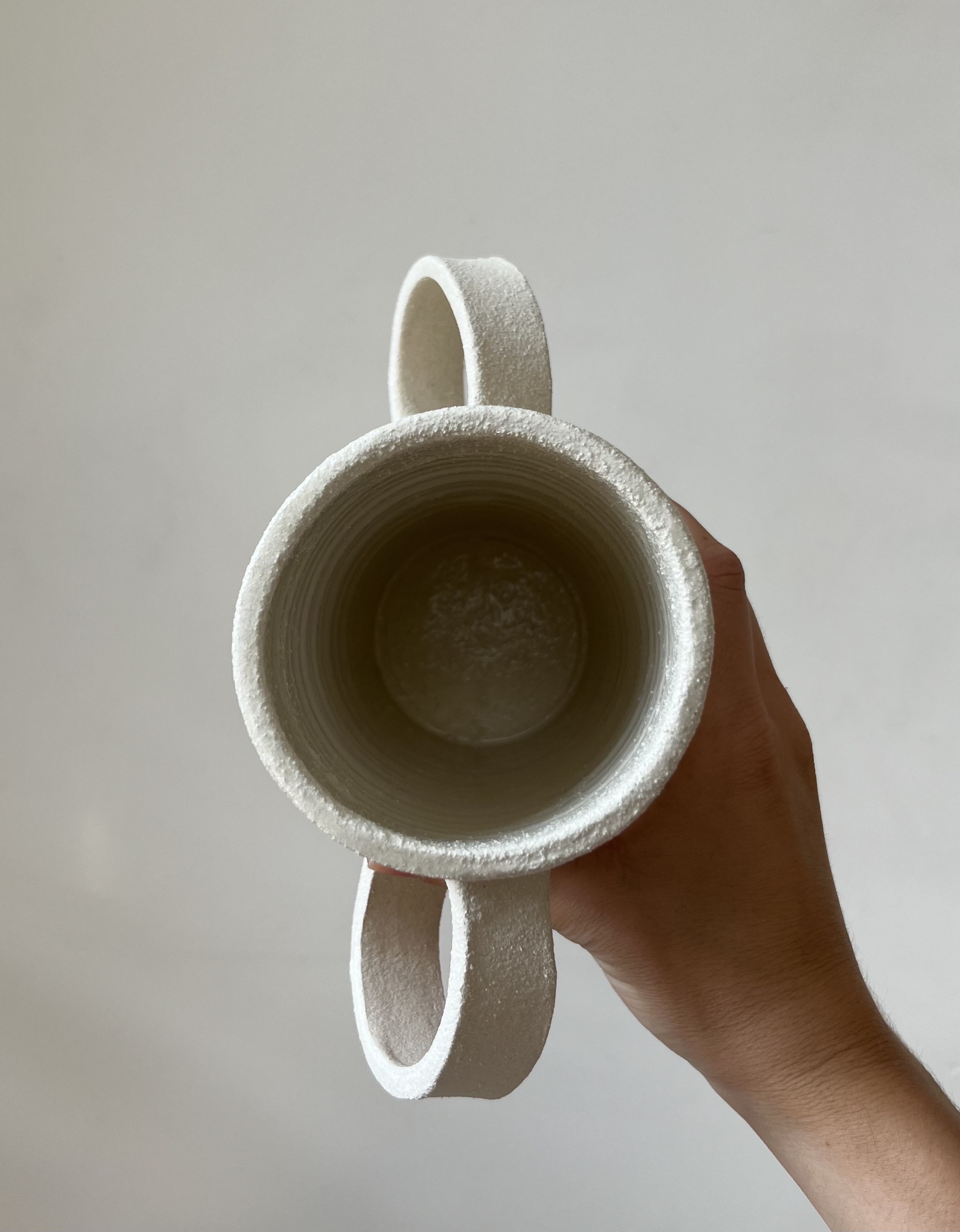 Vase texturé asymétrique