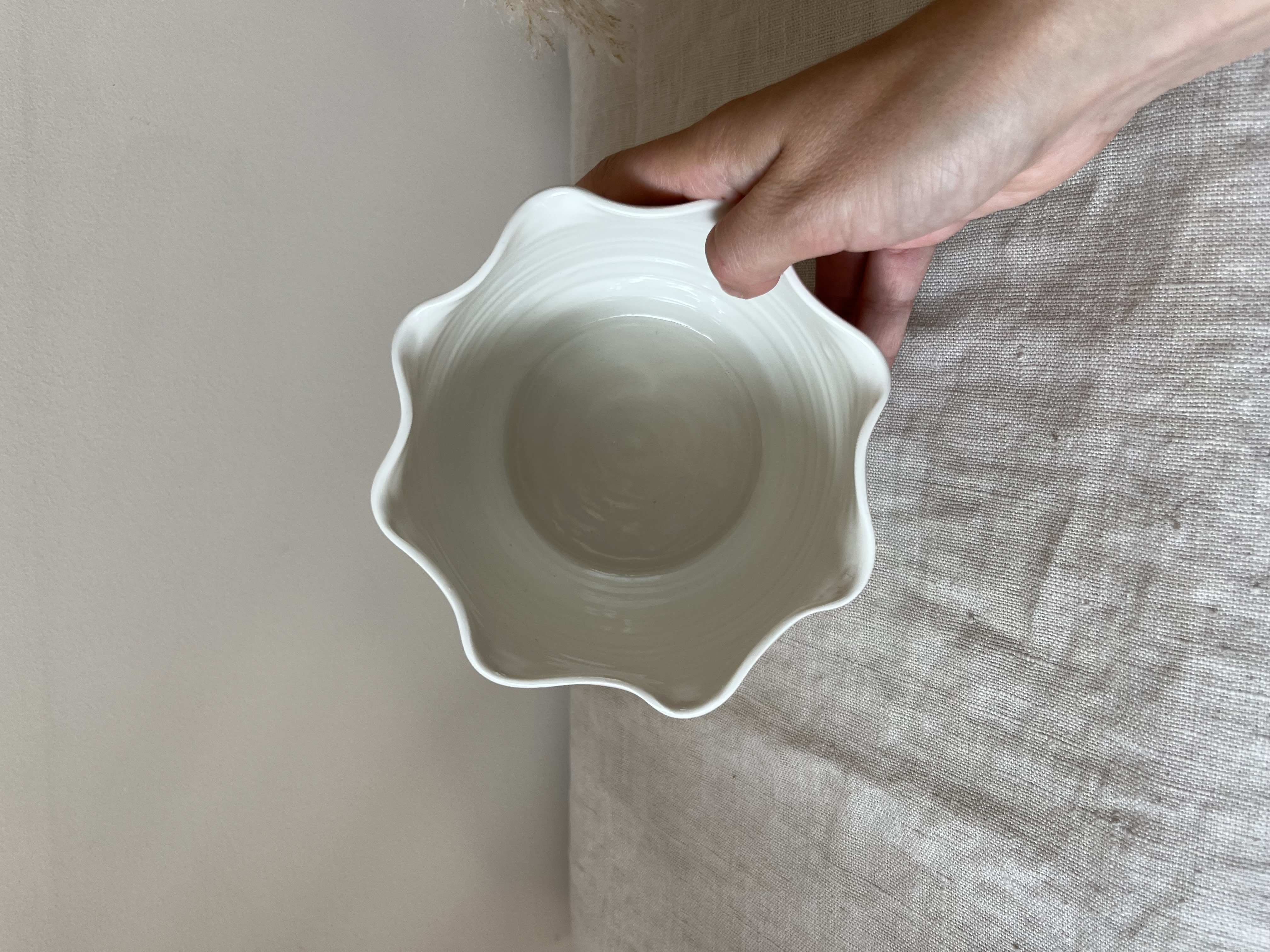 Cache pot en porcelaine