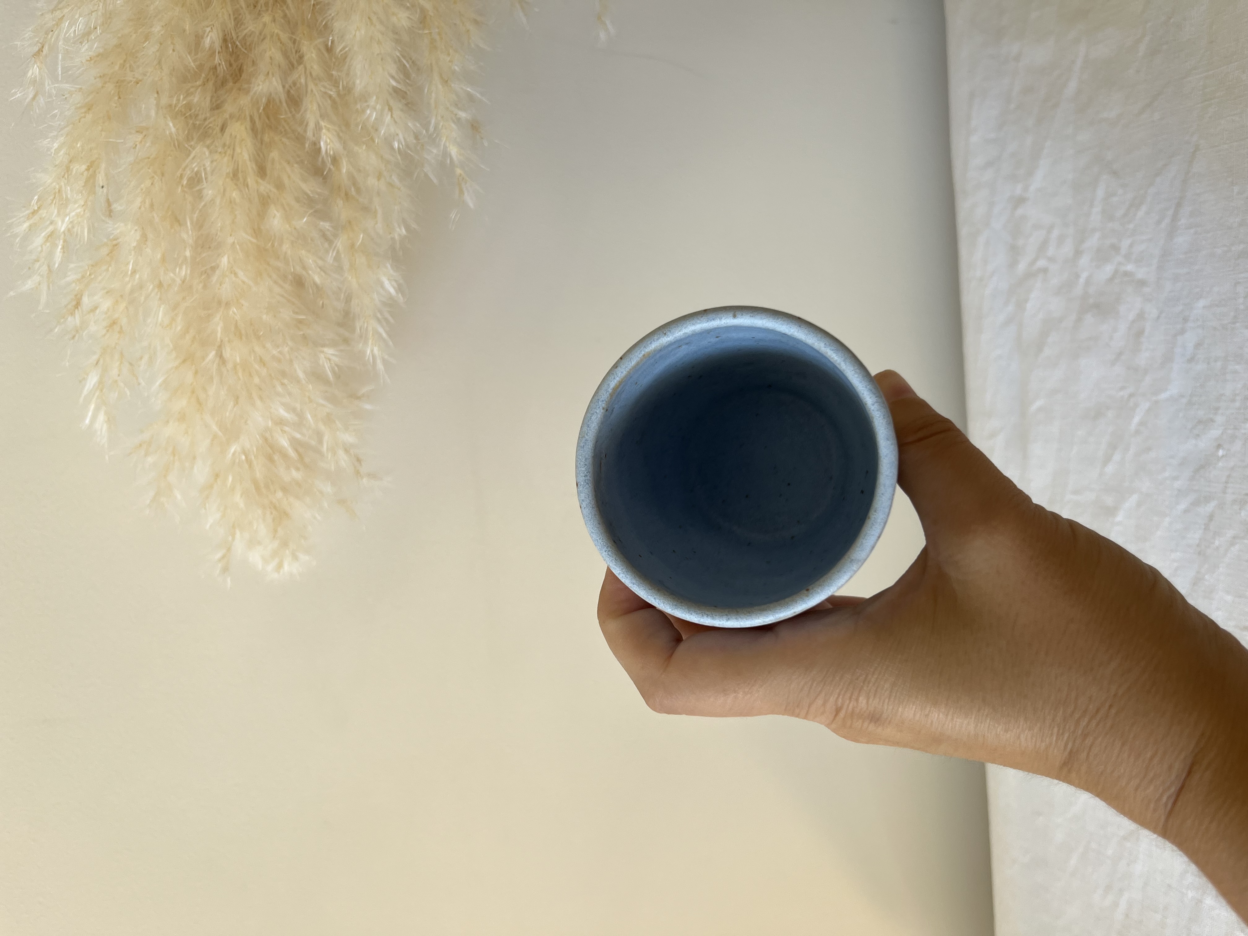 Tasse à espresso bleu ciel 