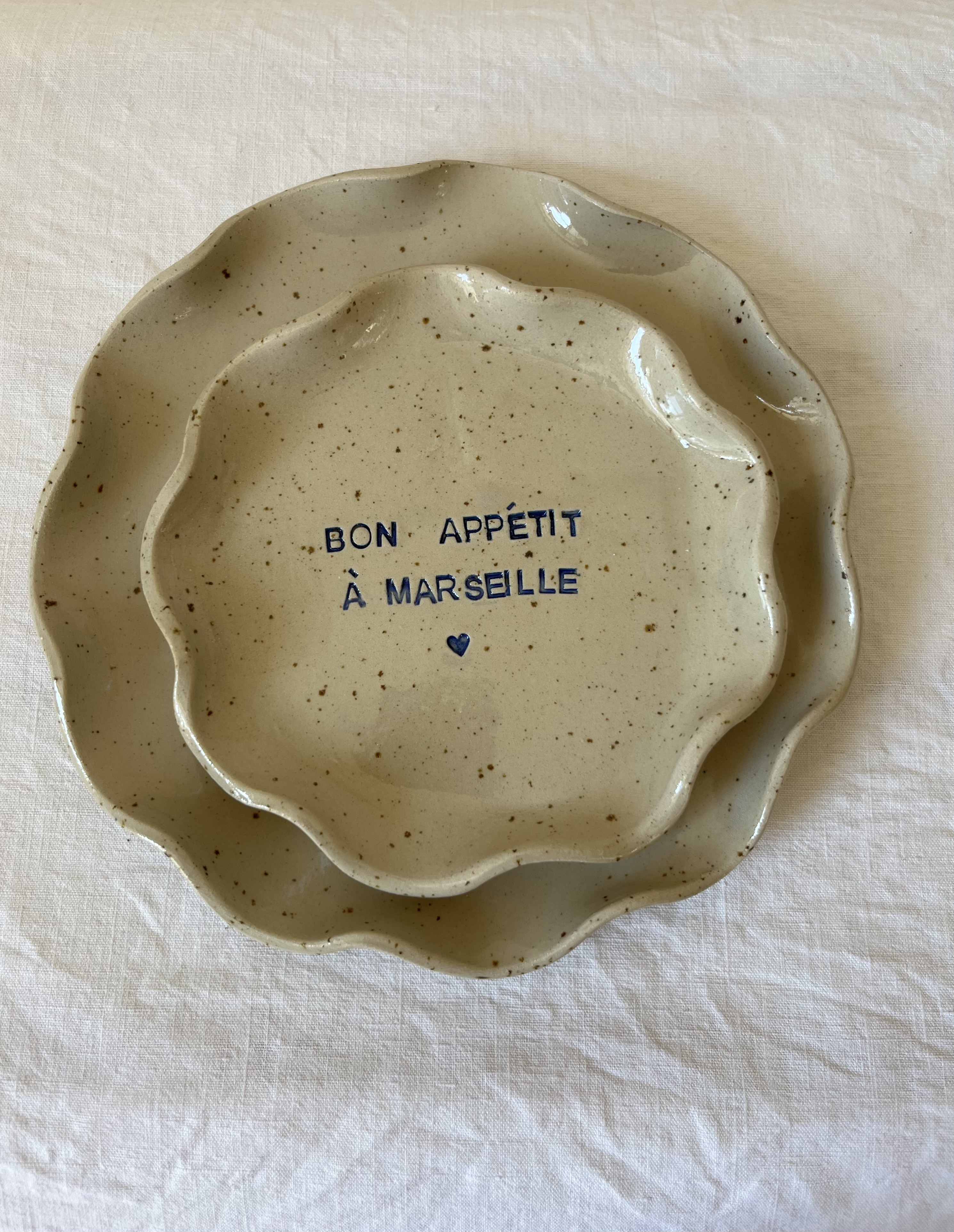 Petite assiette Bon appétit à Marseille