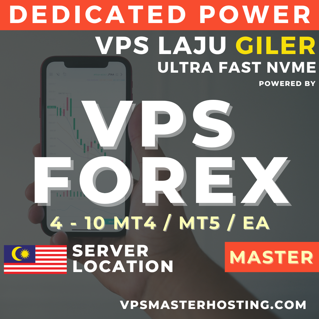 VPS Master Plan with Dedicated Power | Forex VPS | 4 - 10 MT4 / MT5 / EA