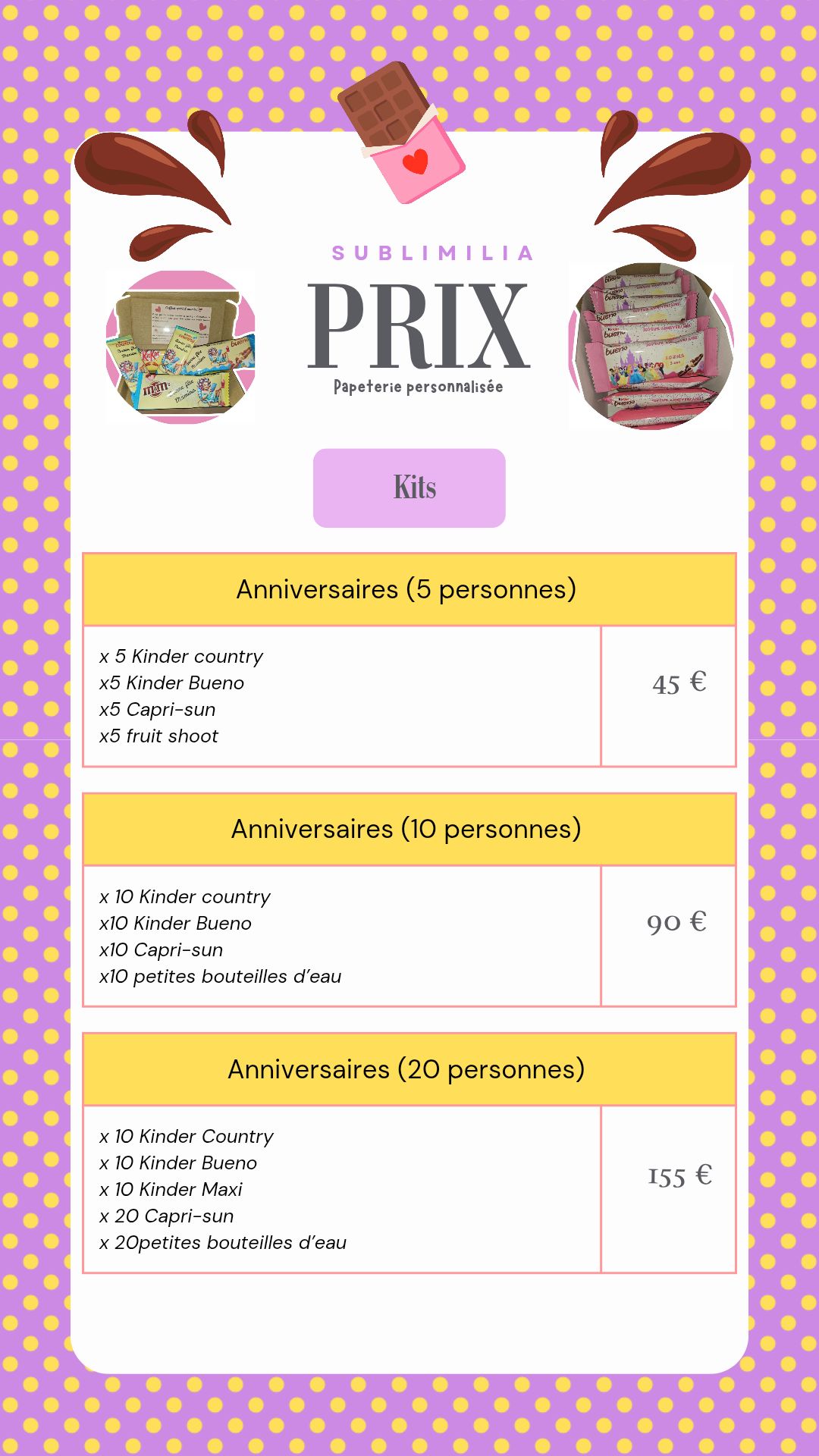 Papeteries pour vos événements