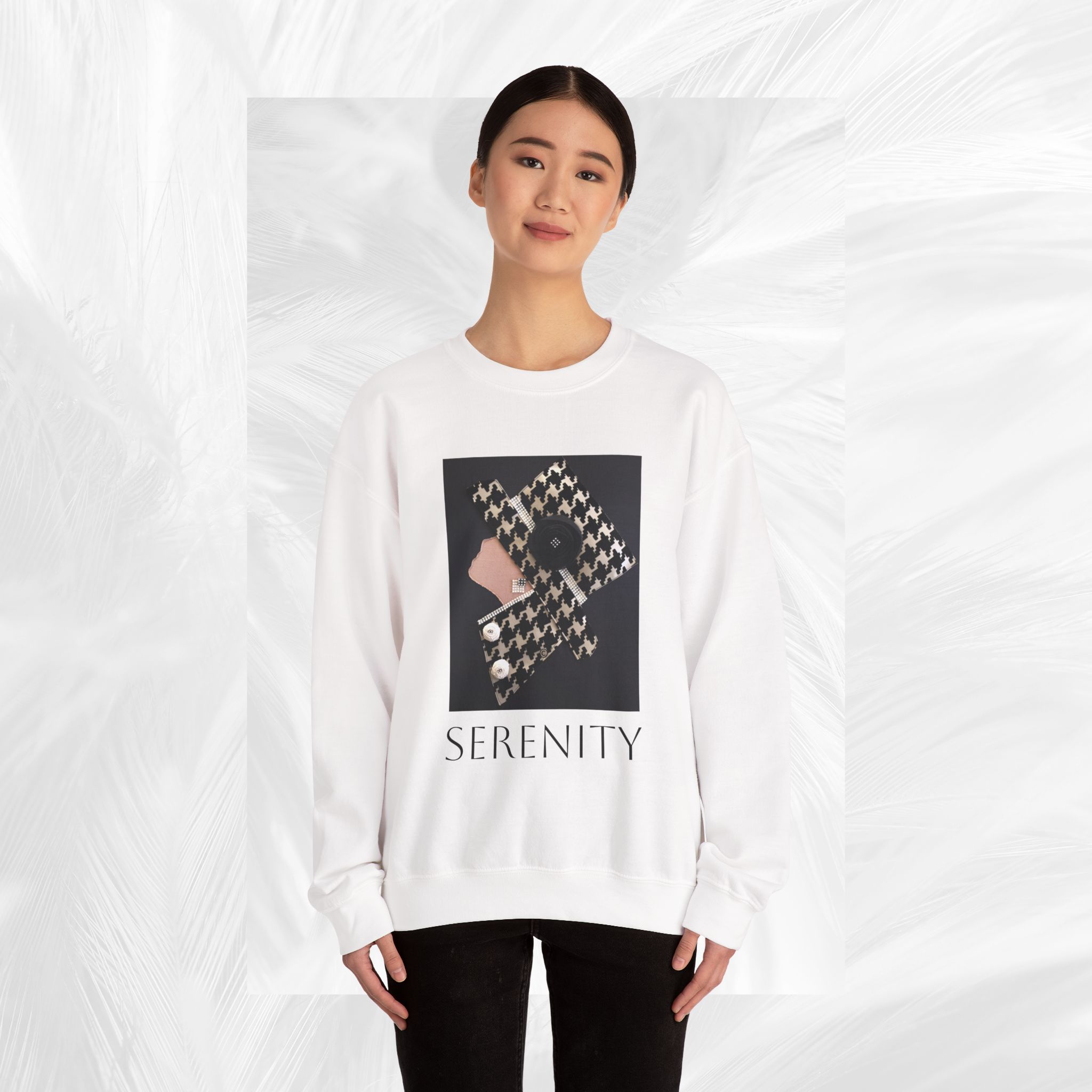 Serenity Unisex Crewneck Sweatshirt - Cozy Fashion for Relaxation
