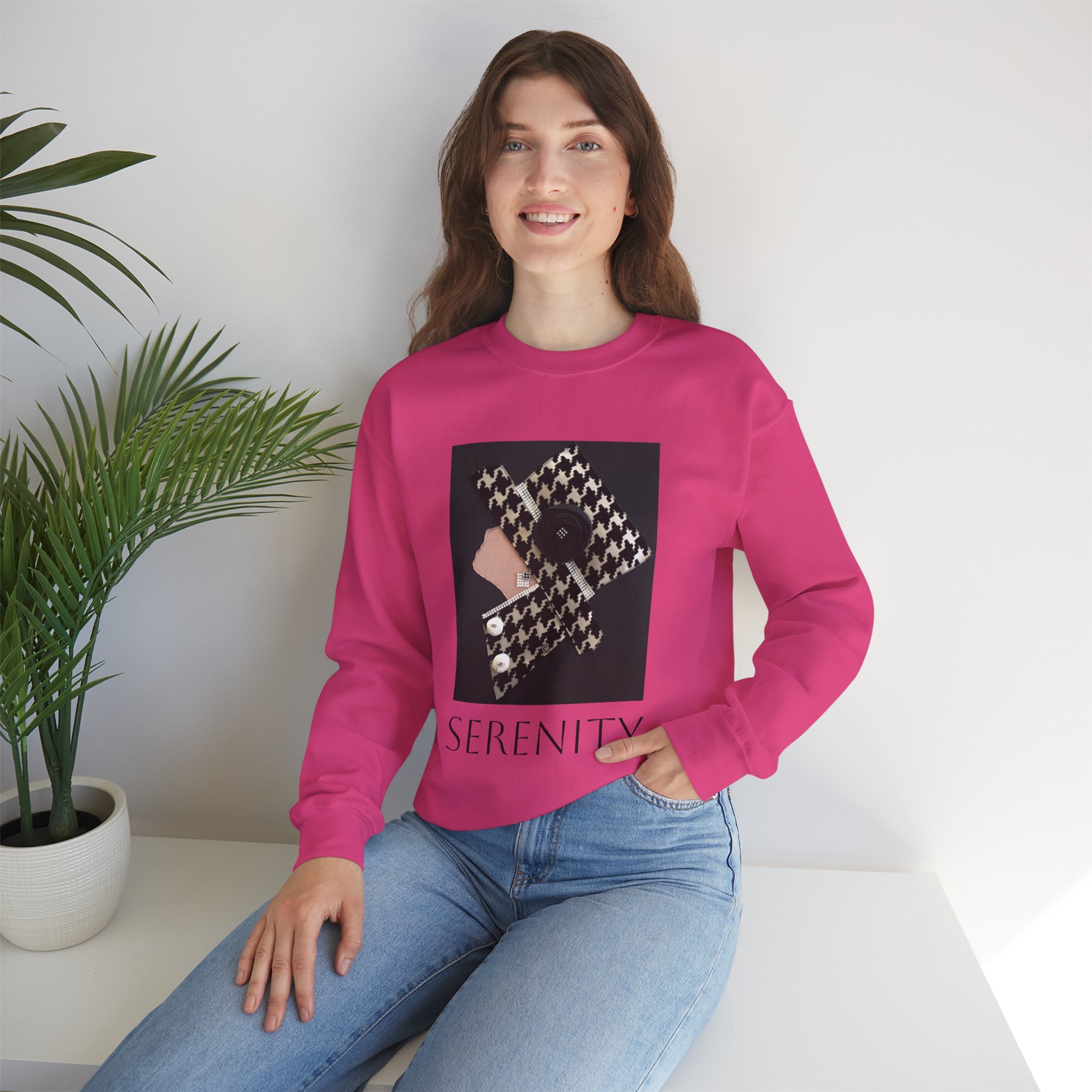 Serenity Unisex Crewneck Sweatshirt - Cozy Fashion for Relaxation