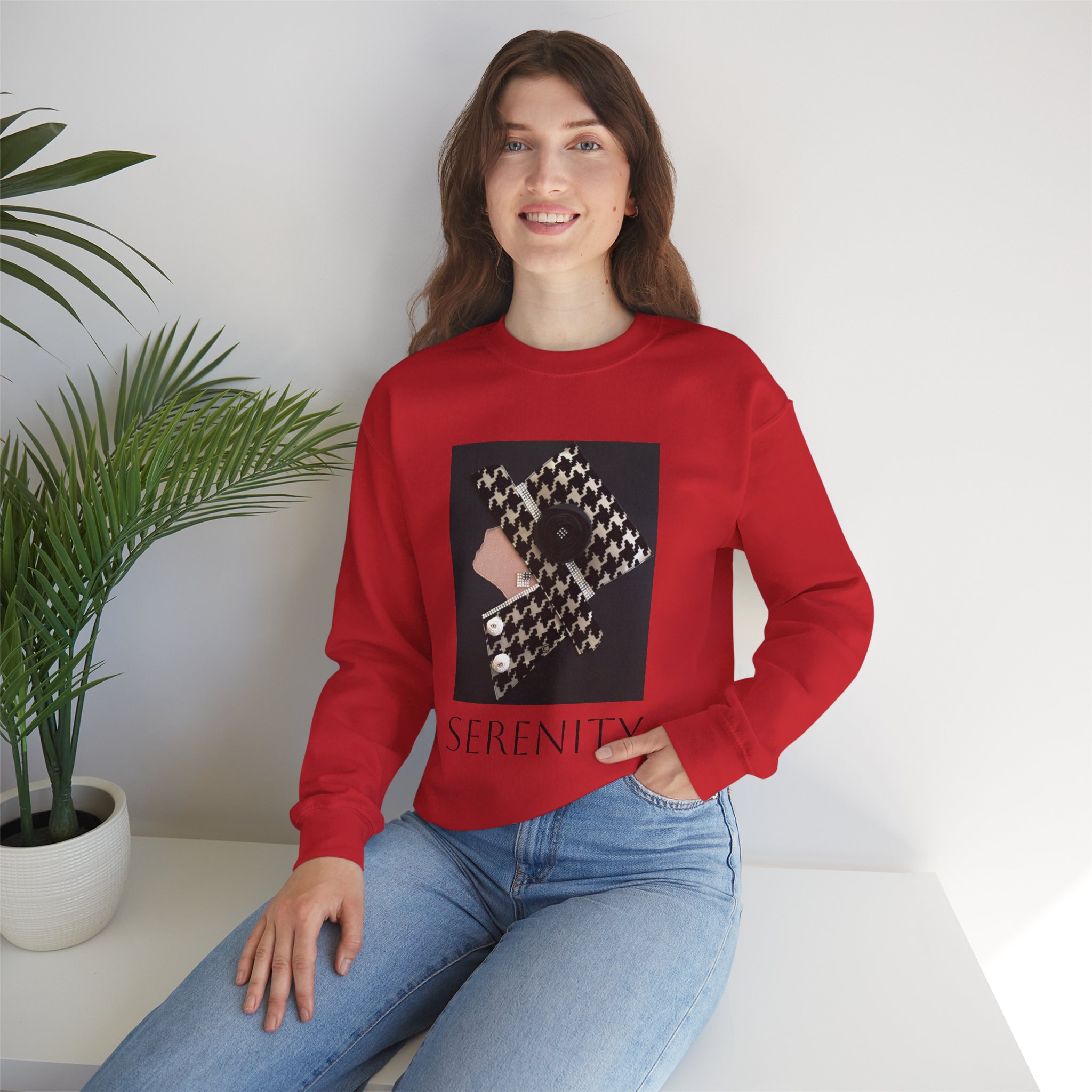 Serenity Unisex Crewneck Sweatshirt - Cozy Fashion for Relaxation