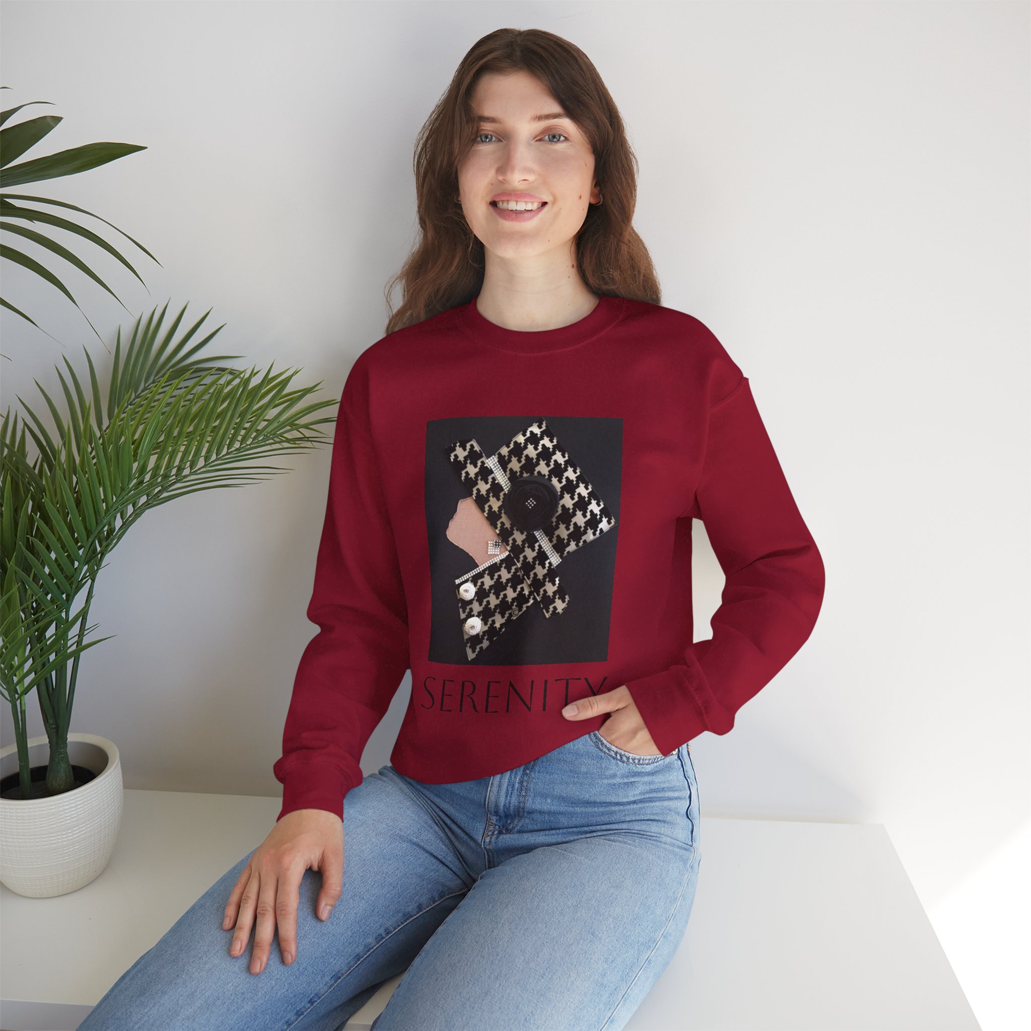 Serenity Unisex Crewneck Sweatshirt - Cozy Fashion for Relaxation