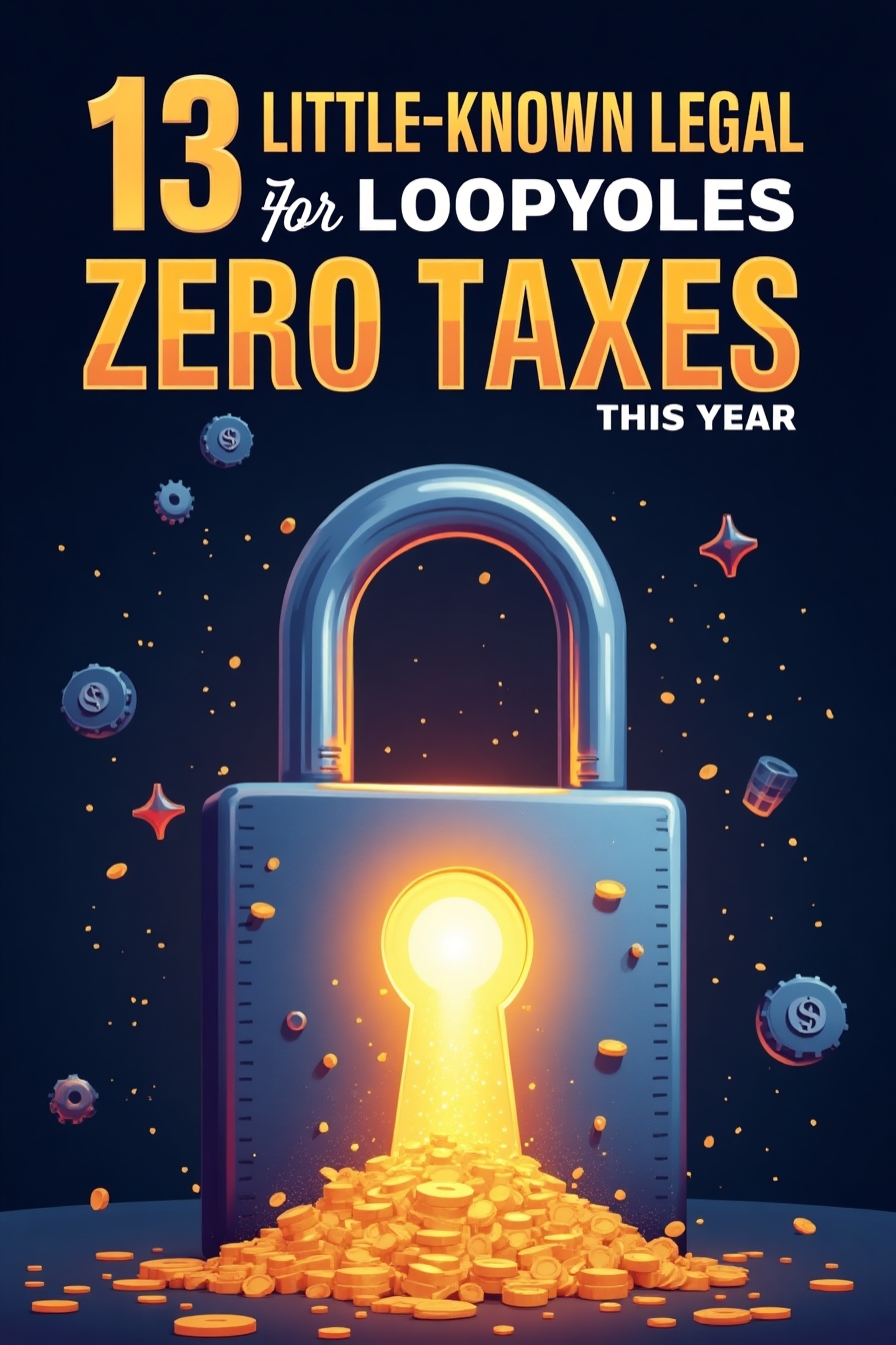 13 Little-Known Legal Loopholes to Pay Zero Taxes This Year