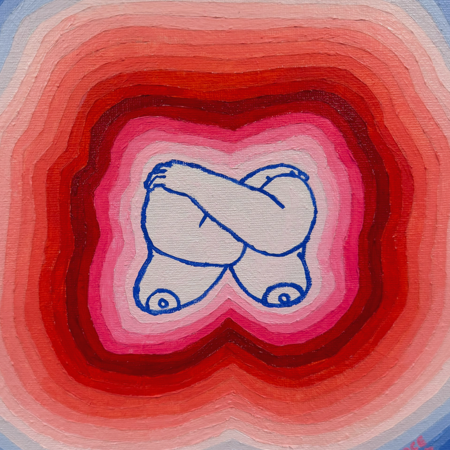 Self Love Gradient I Original Painting