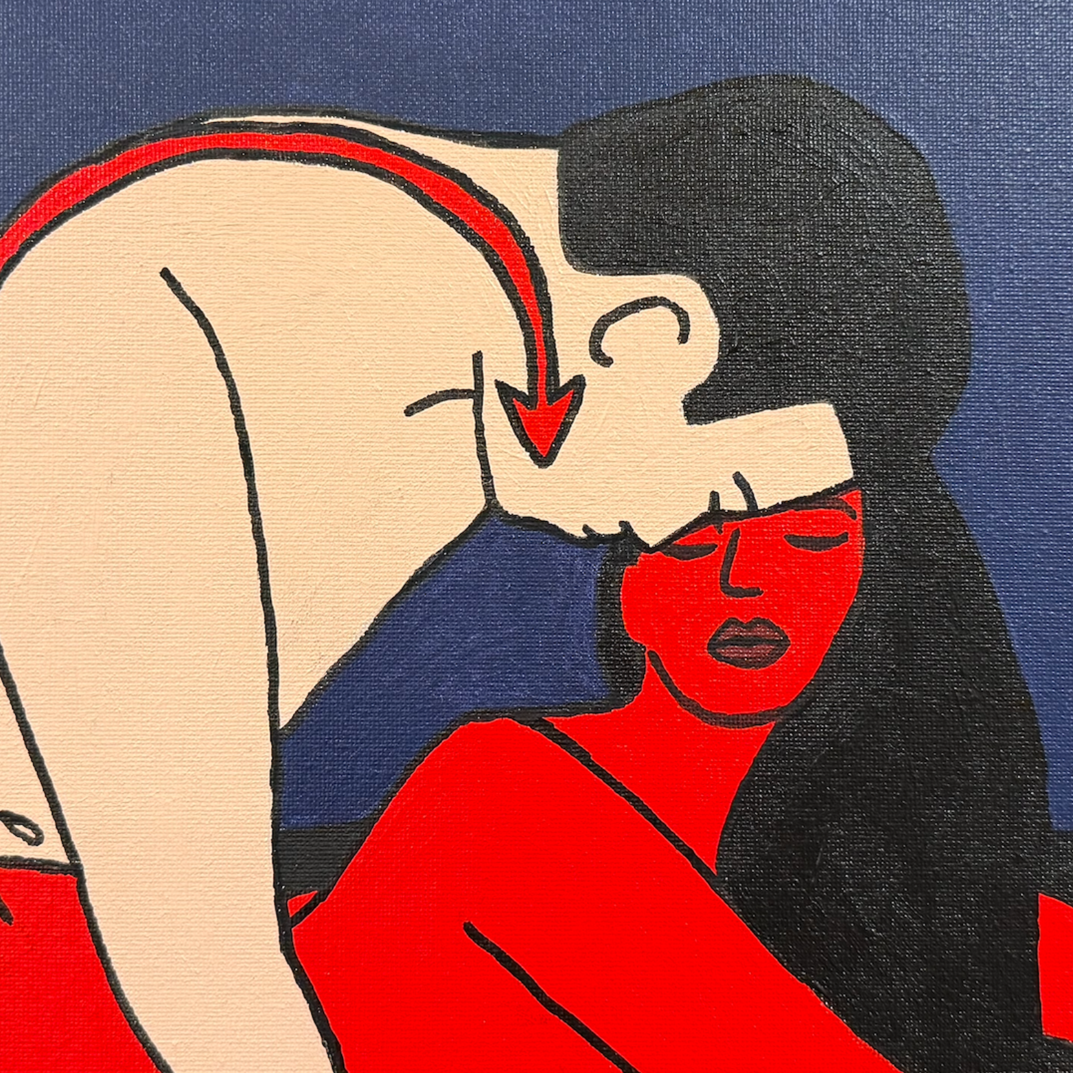 Dancing with the Devil Original Painting