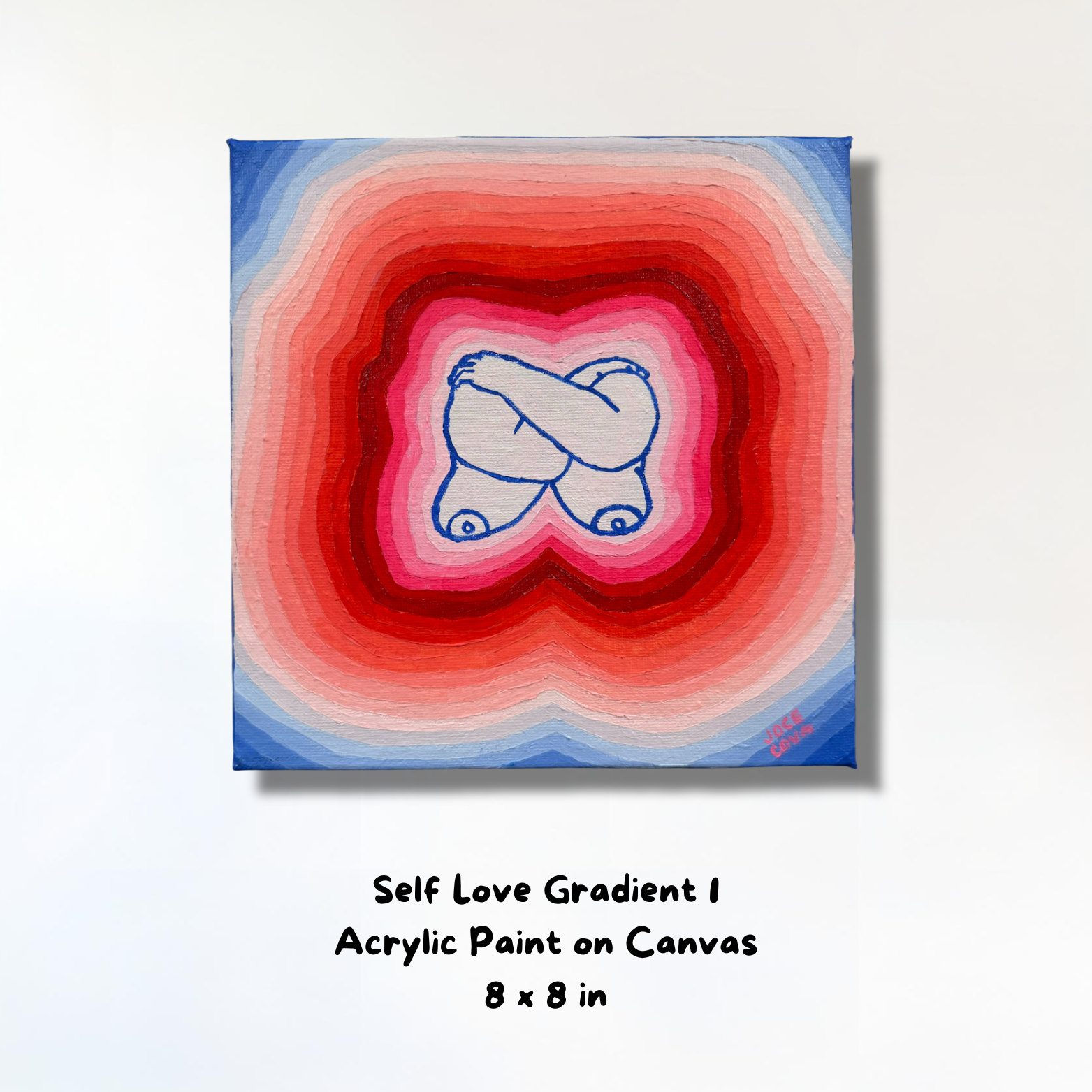 Self Love Gradient I Original Painting