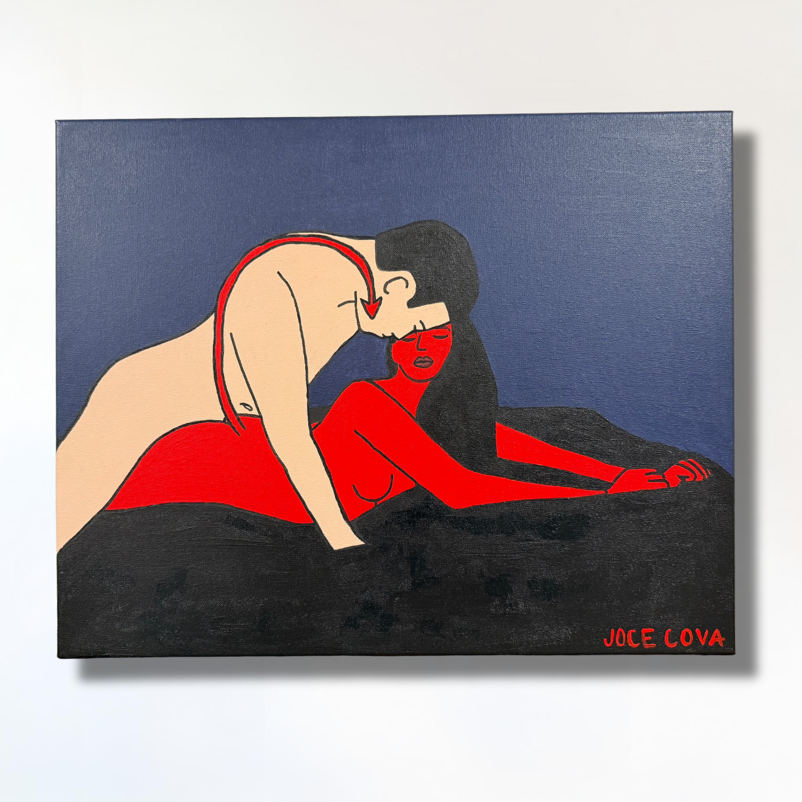 Dancing with the Devil Original Painting