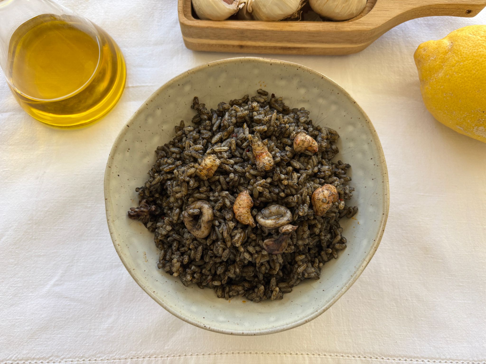 Arroz negro c/ gambas Navalfood