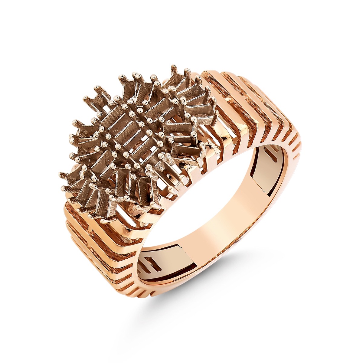 Gold Ring with Intricate Design