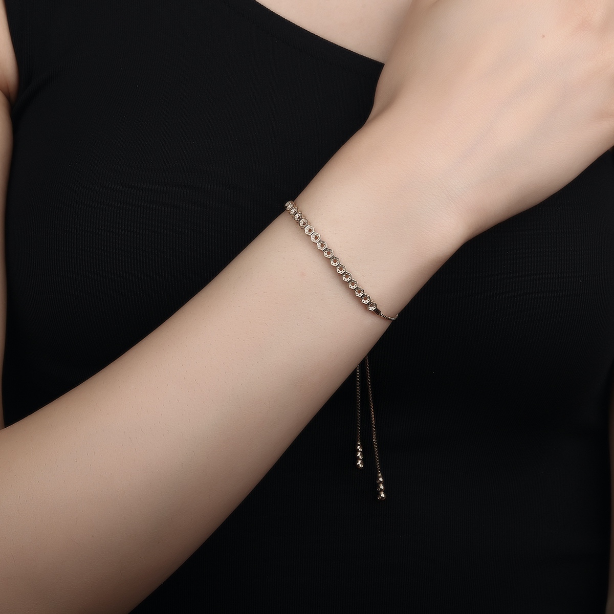 Gold Adjustable Mounting Bracelet