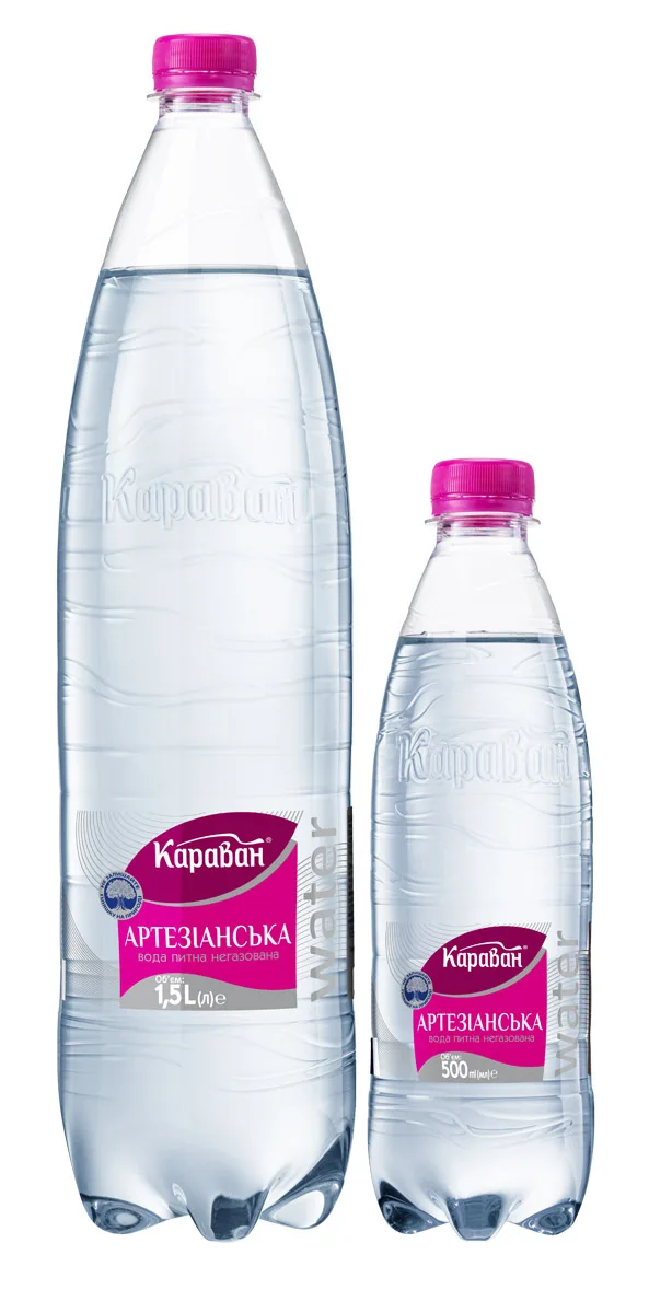 Вода питна артезіанська негазована 0.5л