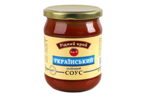 Соус "Рідний край" Український 485 г с/б  
