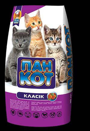 Корм "Пан Кіт" в асорт. 10кг
