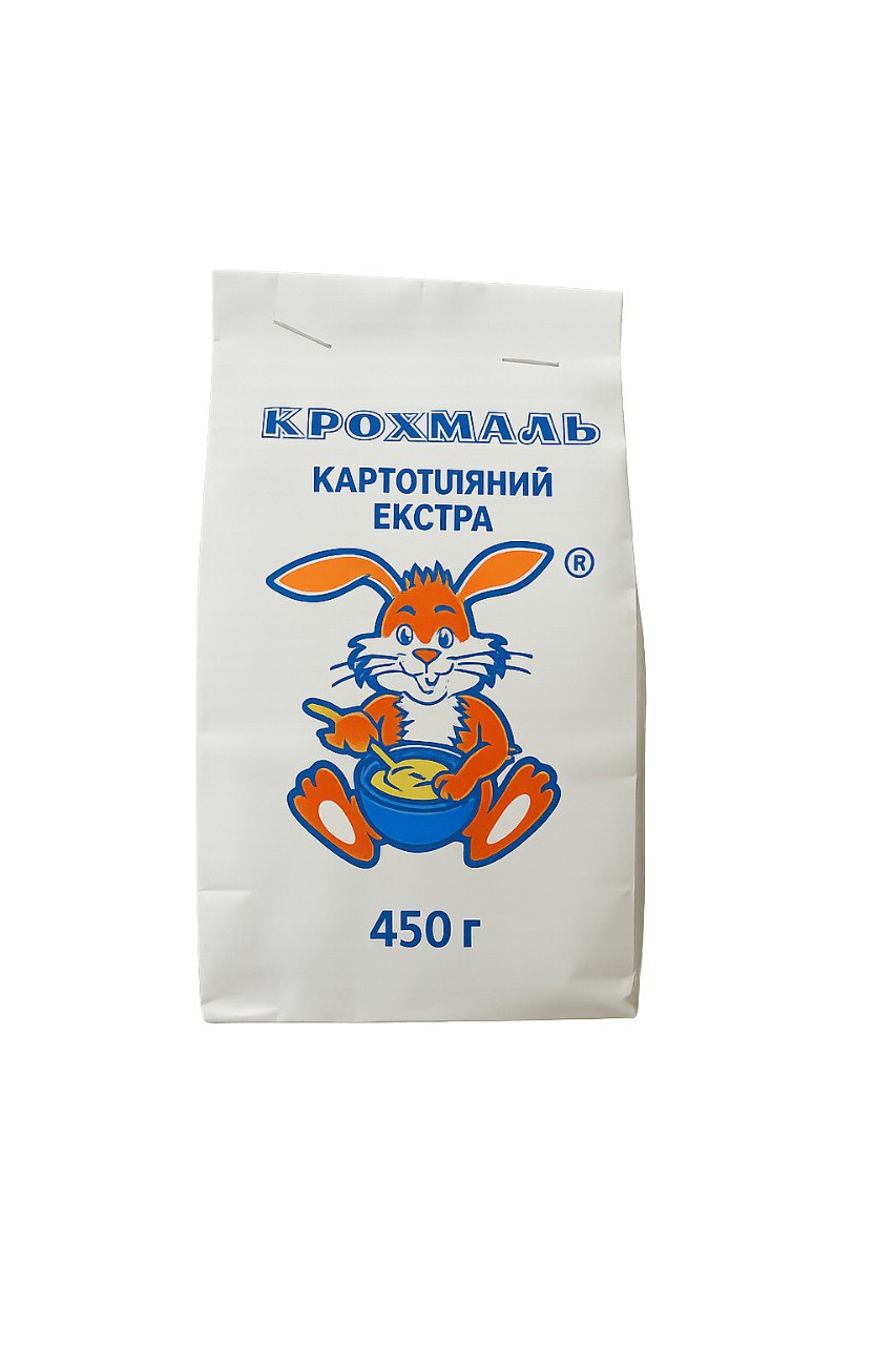 Крохмаль  картопляний  450г Зайчик 