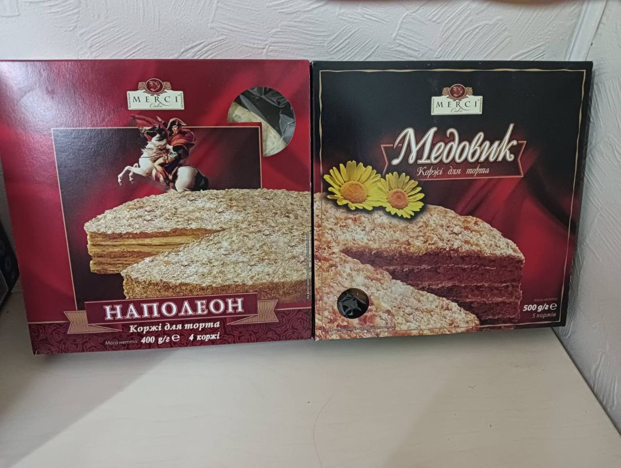 Коржі Наполеон 400 г "МЕРСІ" 