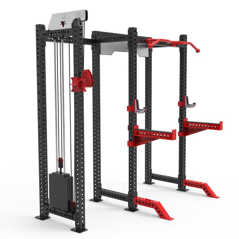 Half-Frame Cross-Cable Squat Rack