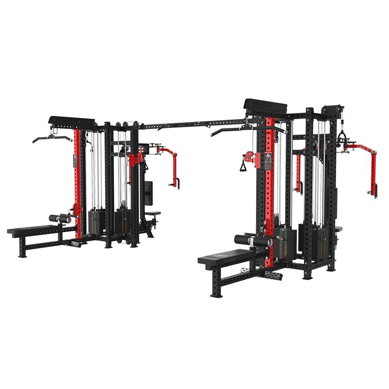 Commercial Gym Equipment All in One Cable Crossover Multi Function Jungle 8 Station