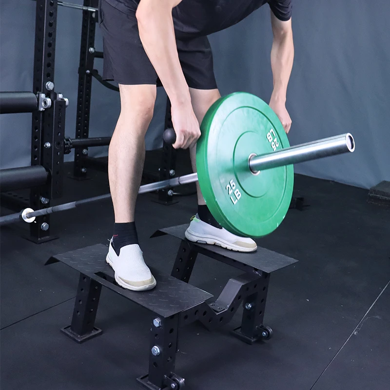 T-Bar Row High Platform - Multi-Function Stand for Deadlift, Squat, Back Row, and Rowing Assistance