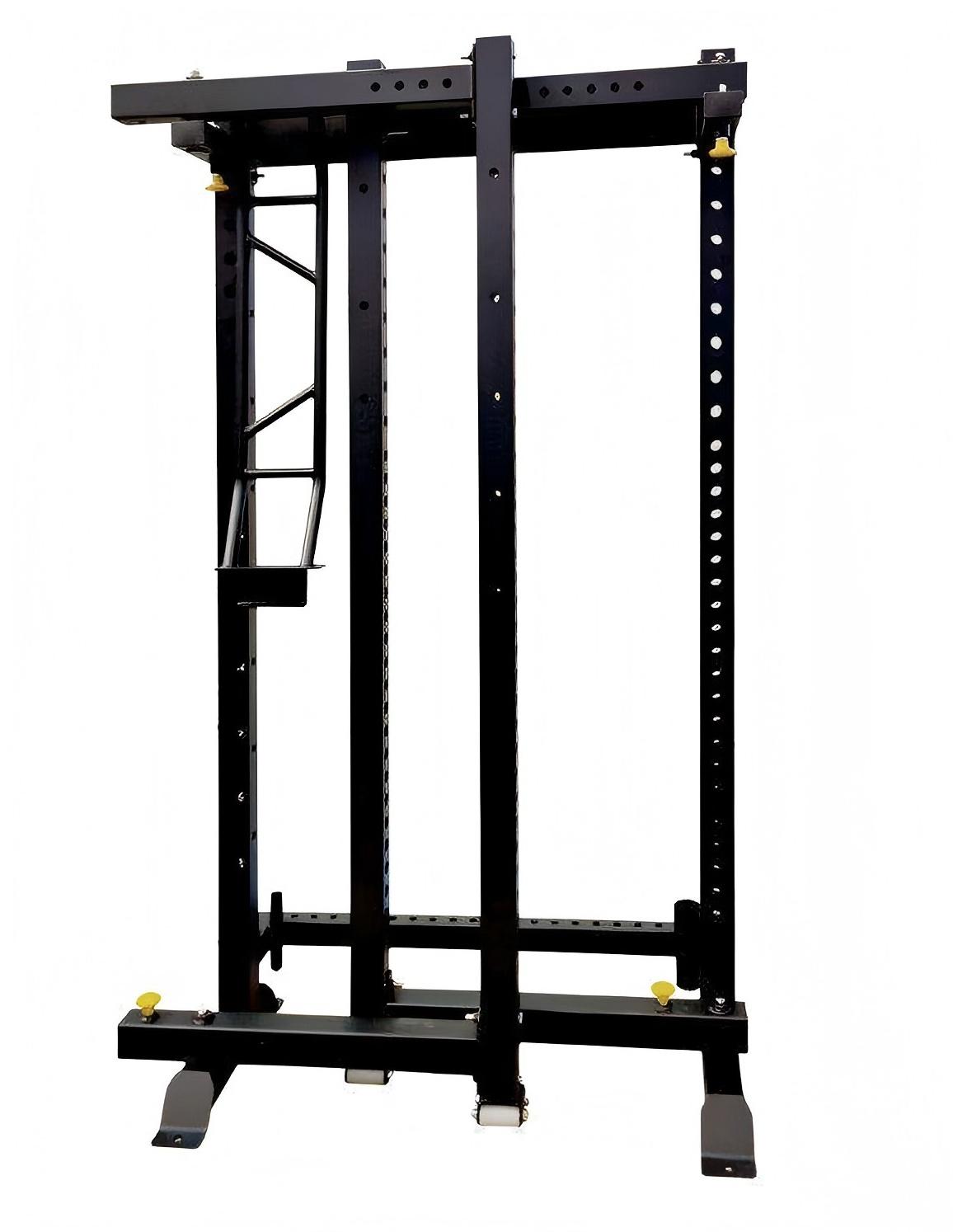 Adjustable Gym Exercise Folding Squat Rack Fitness Gym Equipment Free Standing Gym Rack with Pull up bar