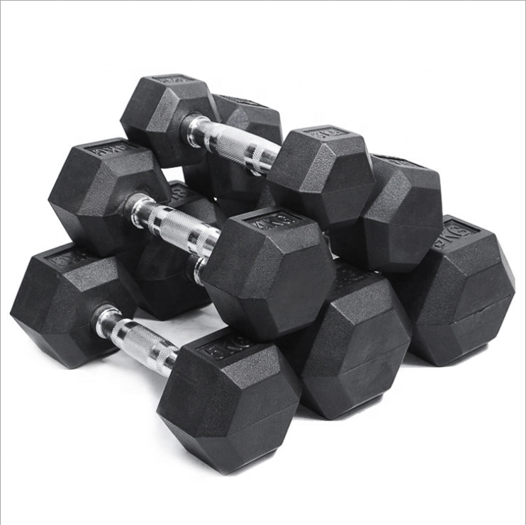 Gym Training Weight Lifting Hex Dumbbell Set
