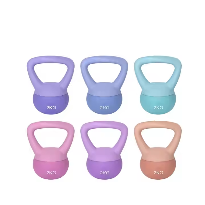 Colorful Kettlebells 2.5KG/4KG/6KG/8KG/10KG Soft Kettlebell with High Quality