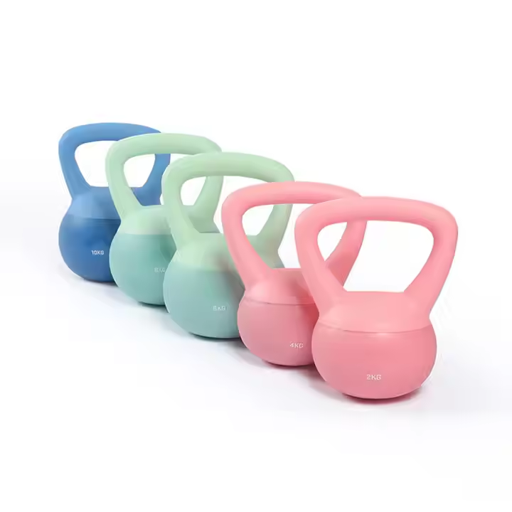 Colorful Kettlebells 2.5KG/4KG/6KG/8KG/10KG Soft Kettlebell with High Quality