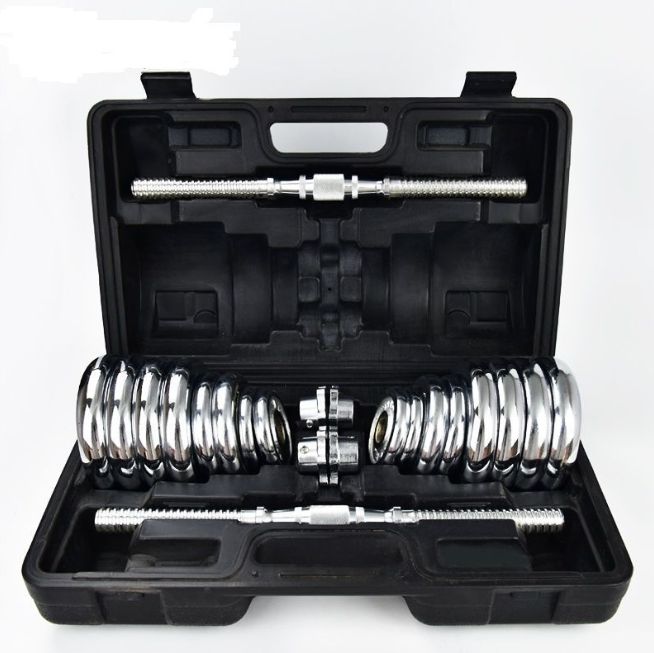 30kg Weight Adjustable Dumbbells Barbell Set for Home Gym