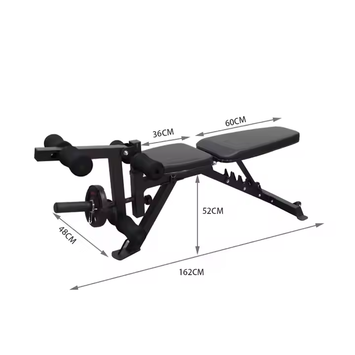 Adjustable Multifunction Weight Bench With Foot Pad Fitness Equipment Incline Decline Dumbbell Weight Lifting Bench