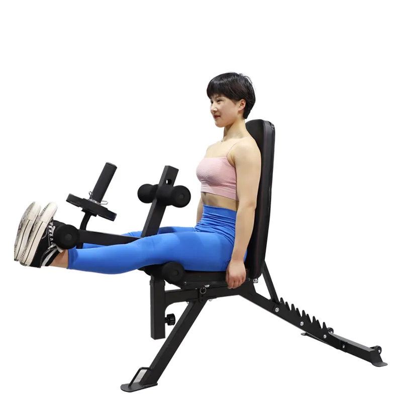 Adjustable Multifunction Weight Bench With Foot Pad Fitness Equipment Incline Decline Dumbbell Weight Lifting Bench